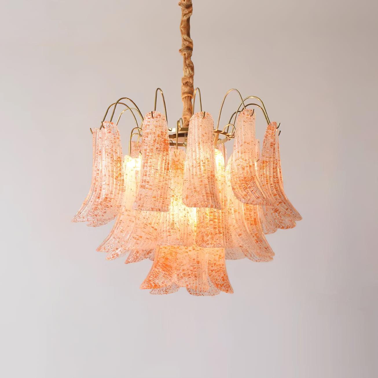Alnoreth Individual Creativity Metal Glass Chandelier - Lamp Copper