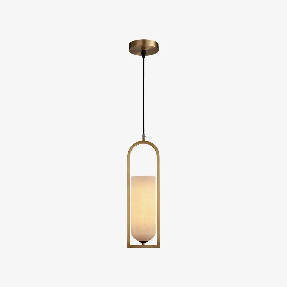 Aethyn Arch Alabaster Pendant Light - Letslighting