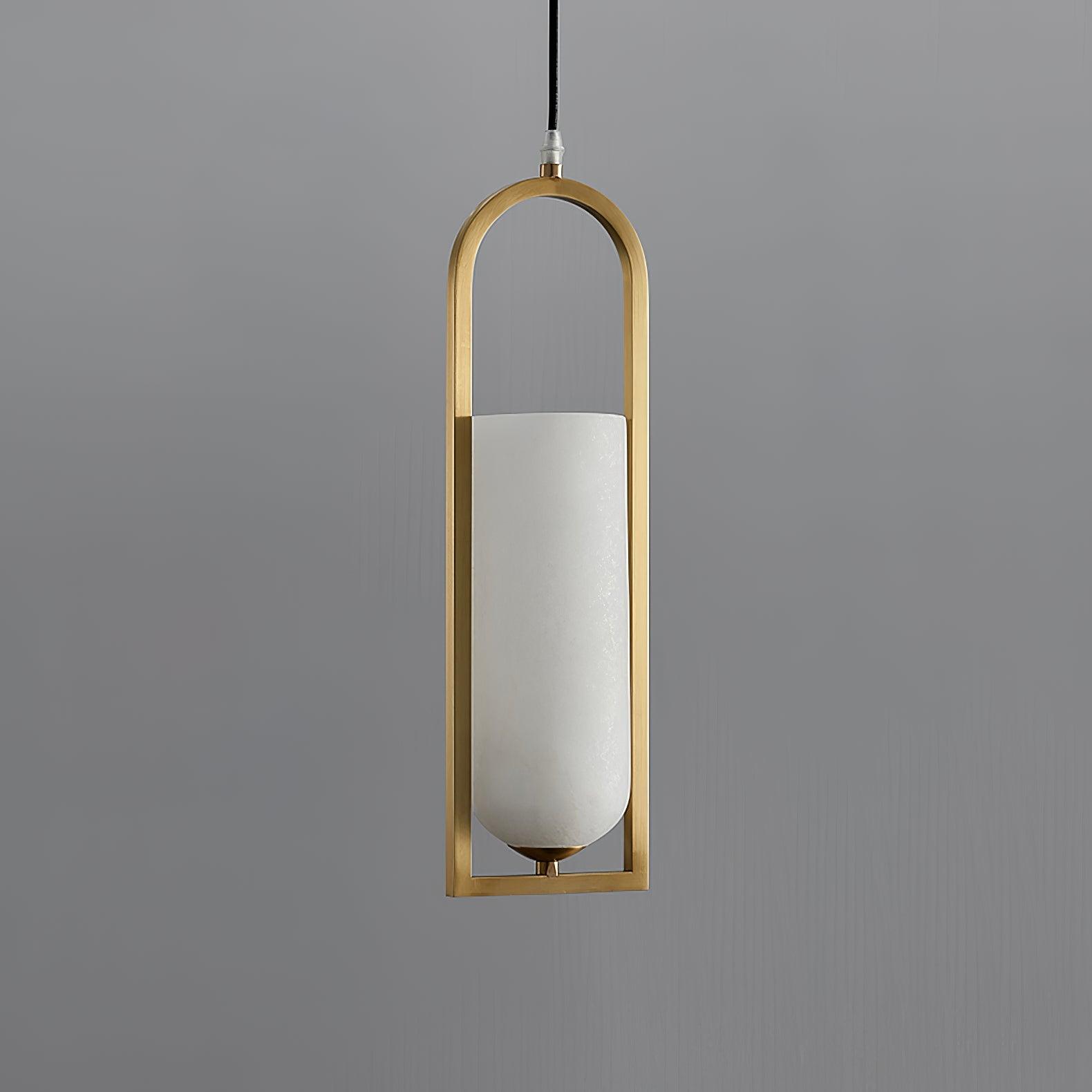 Aethyn Arch Alabaster Pendant Light - Letslighting