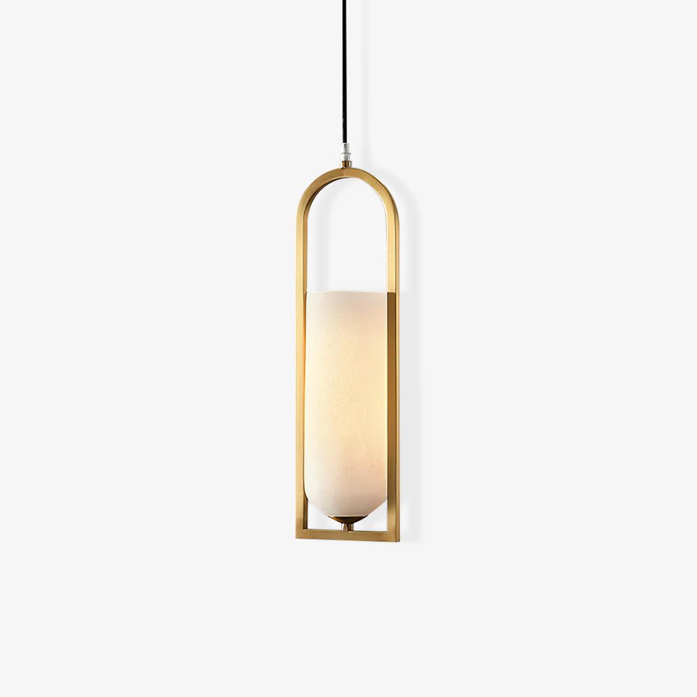 Aethyn Arch Alabaster Pendant Light - Letslighting