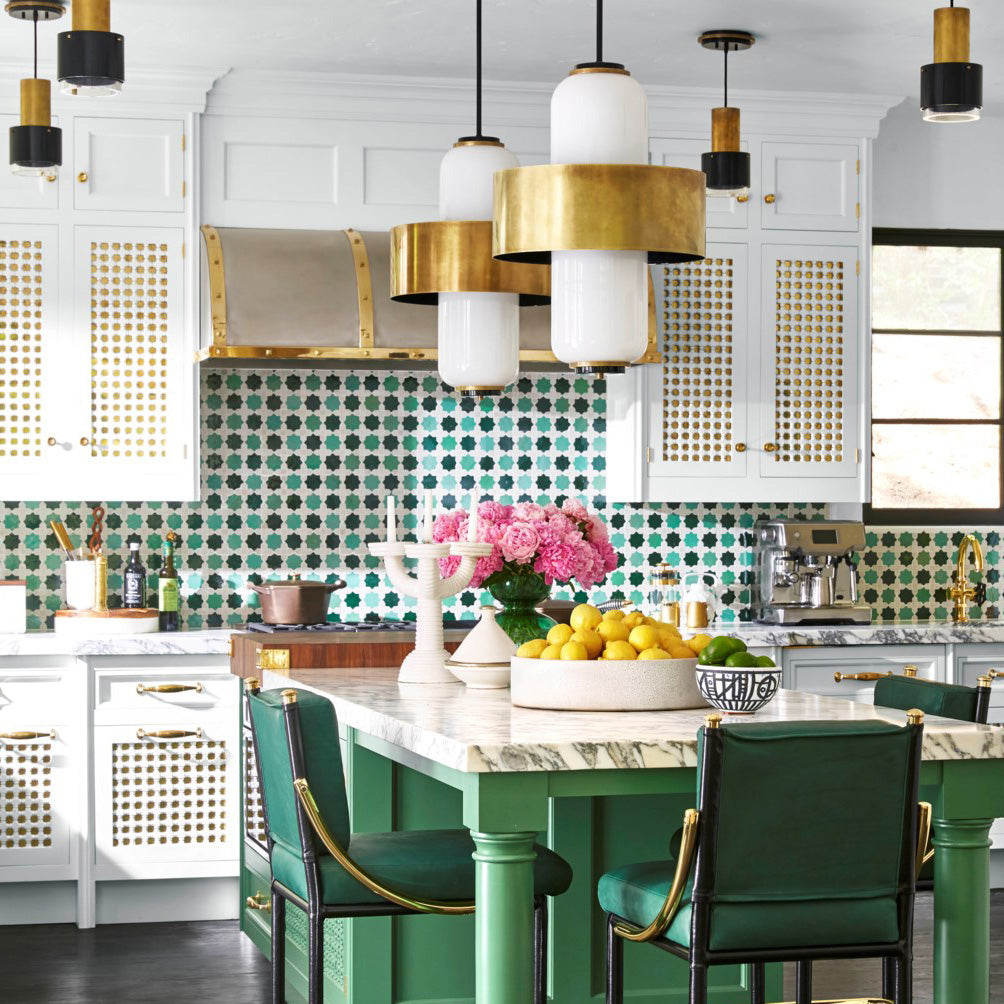 Vavinisra Modern Minimalist Metal Glass Pendant Lamp - Lamp Copper