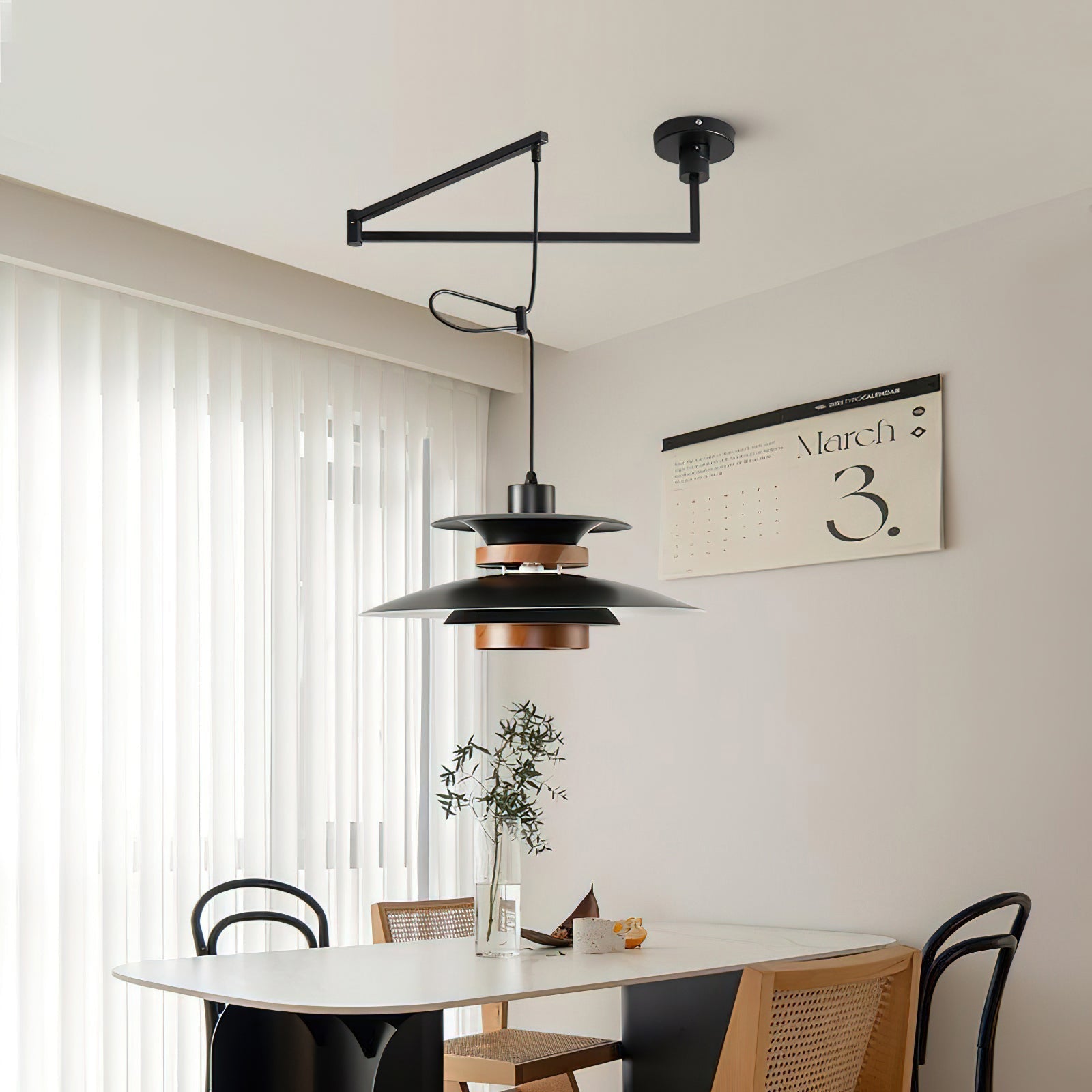 Mercero Swing Arm Pendant Lamp - Letslighting