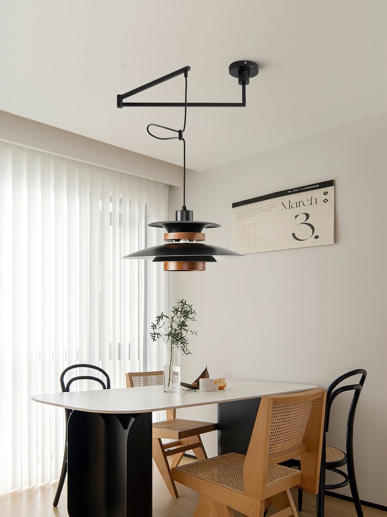 Mercero Swing Arm Pendant Lamp - Letslighting