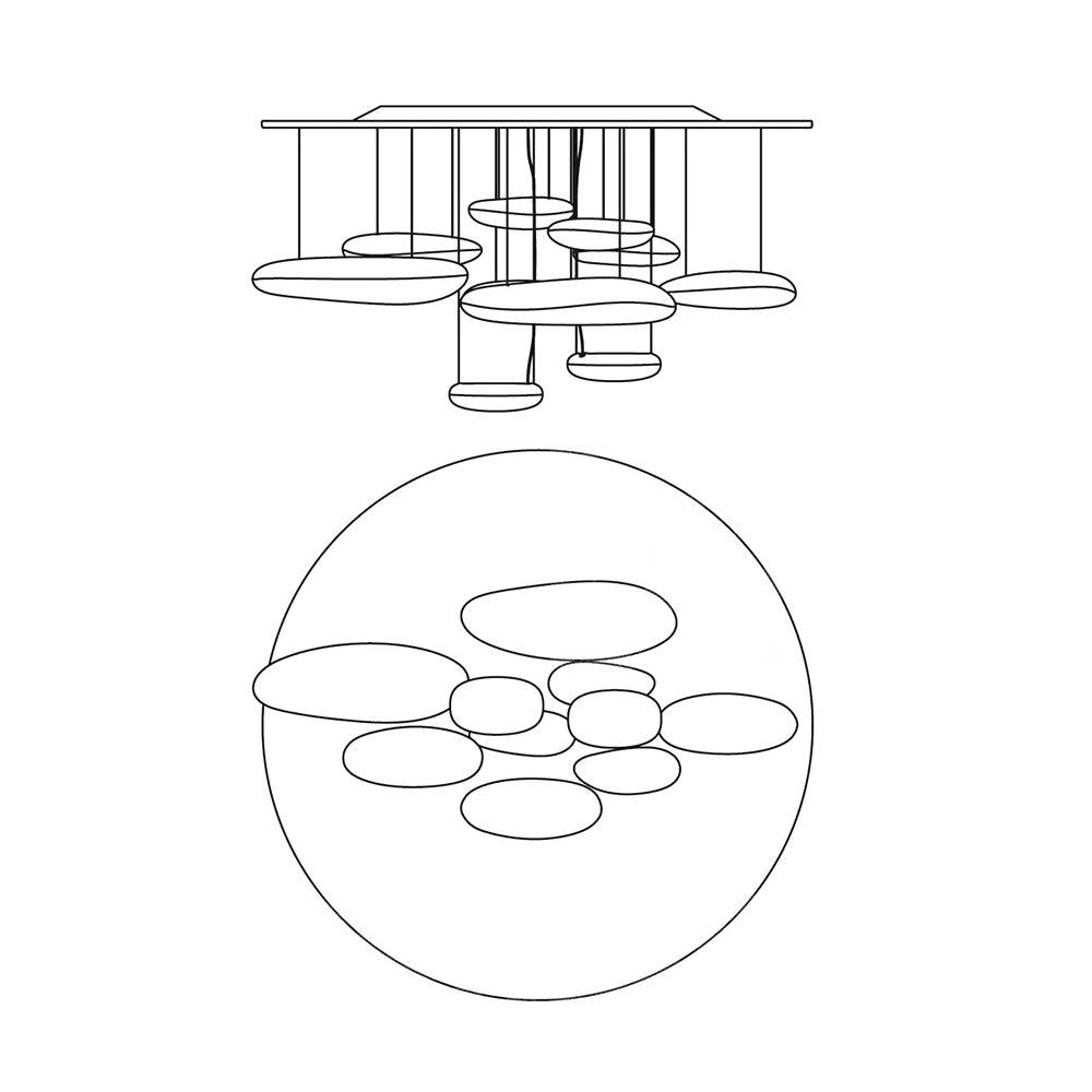 Mercury Chandelier - Letslighting