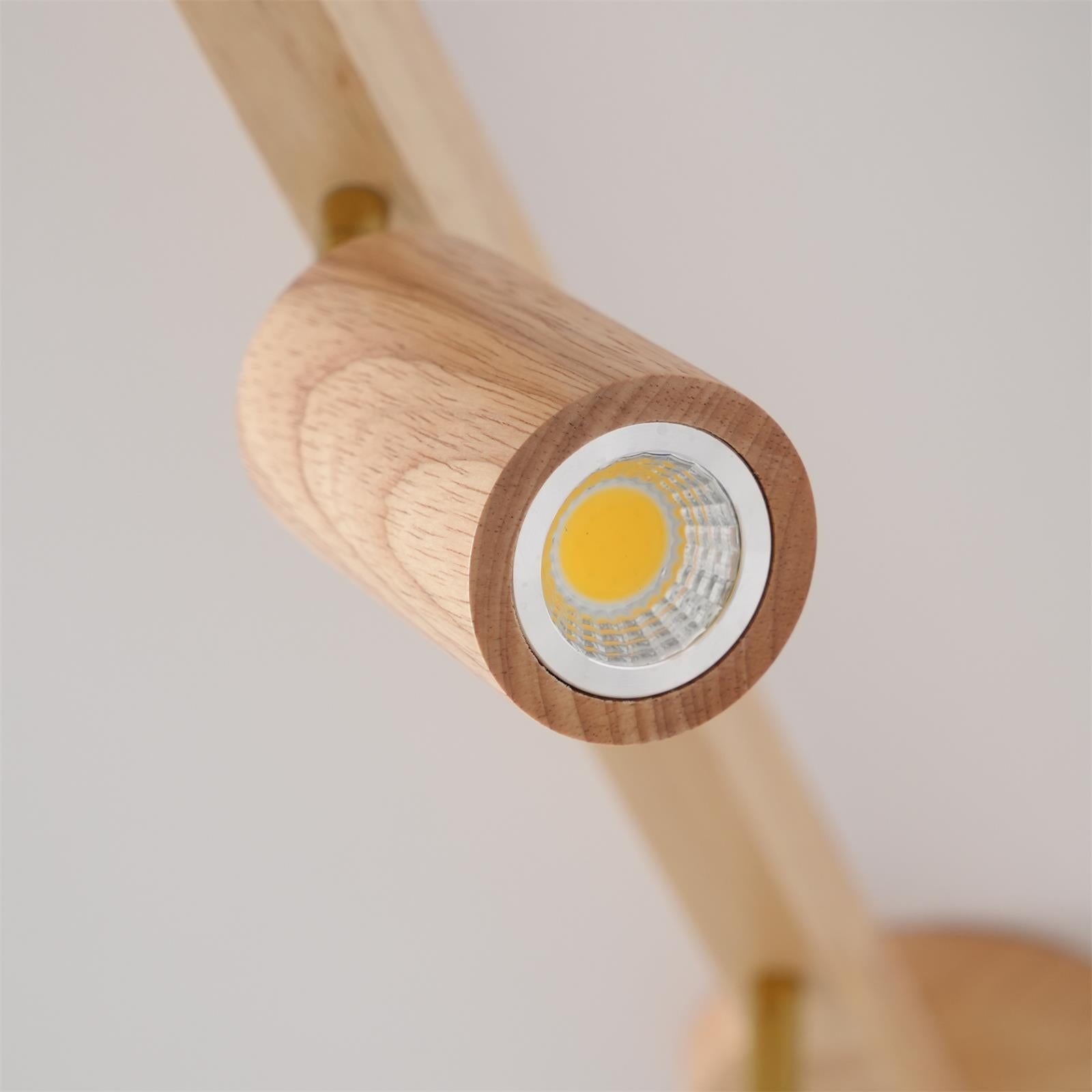 Aim Foco de Iluminación de Riel de Madera Clásica
