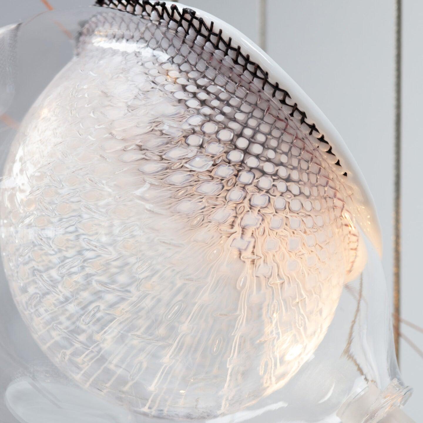Mesh Glass Pendant Light - Letslighting