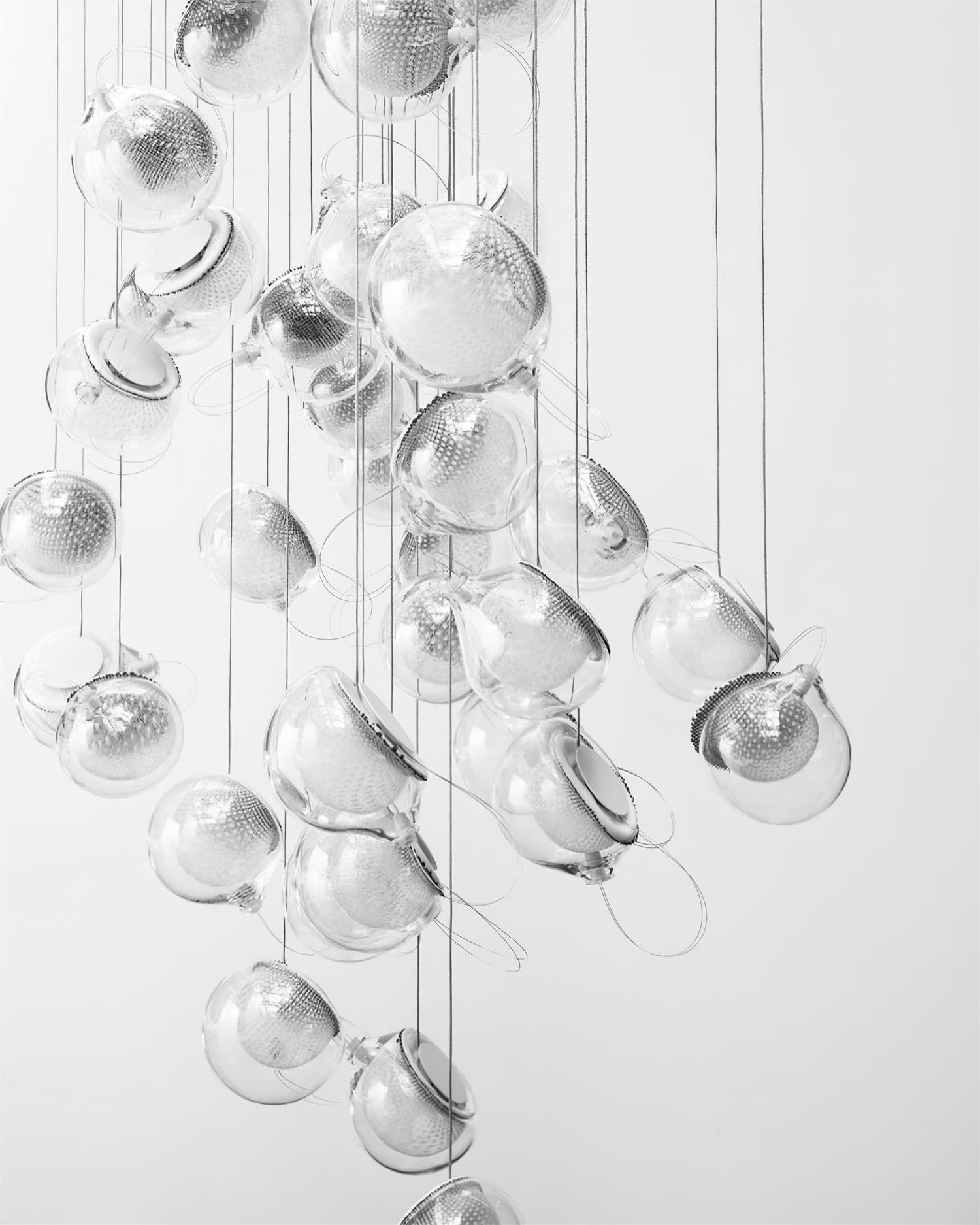 Mesh Glass Pendant Light - Letslighting