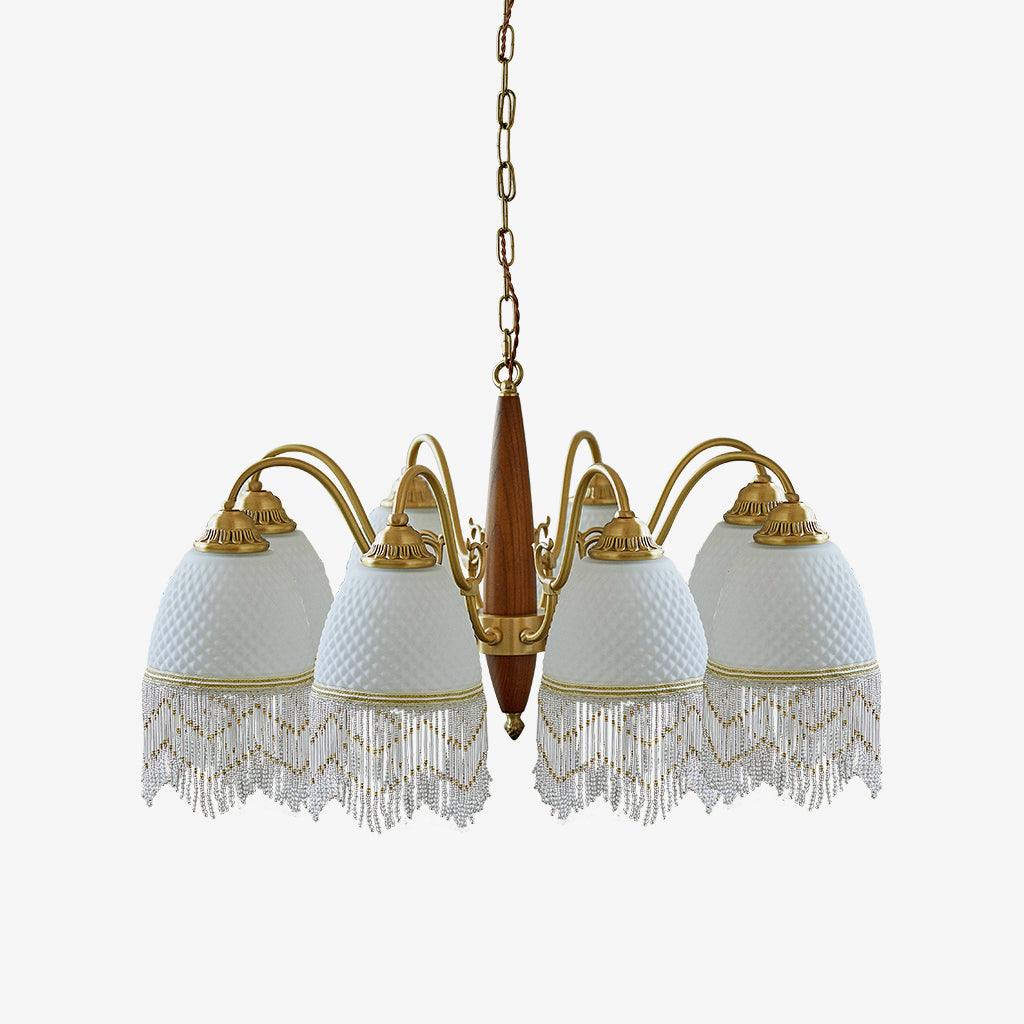 Aurora Chandelier Tassel Glass Vintage - Letslighting
