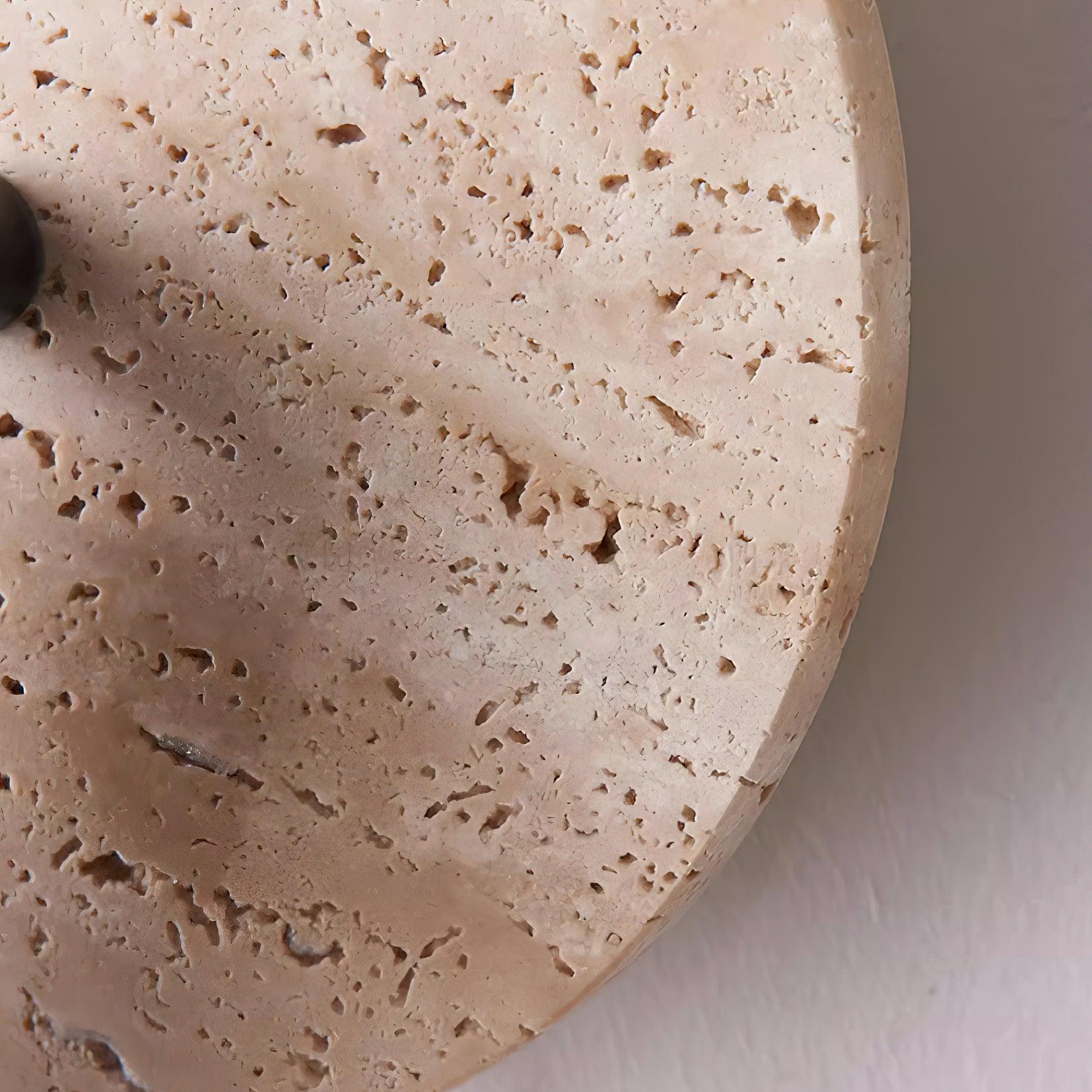 Travertine & Wood Wall Lamp - Letslighting