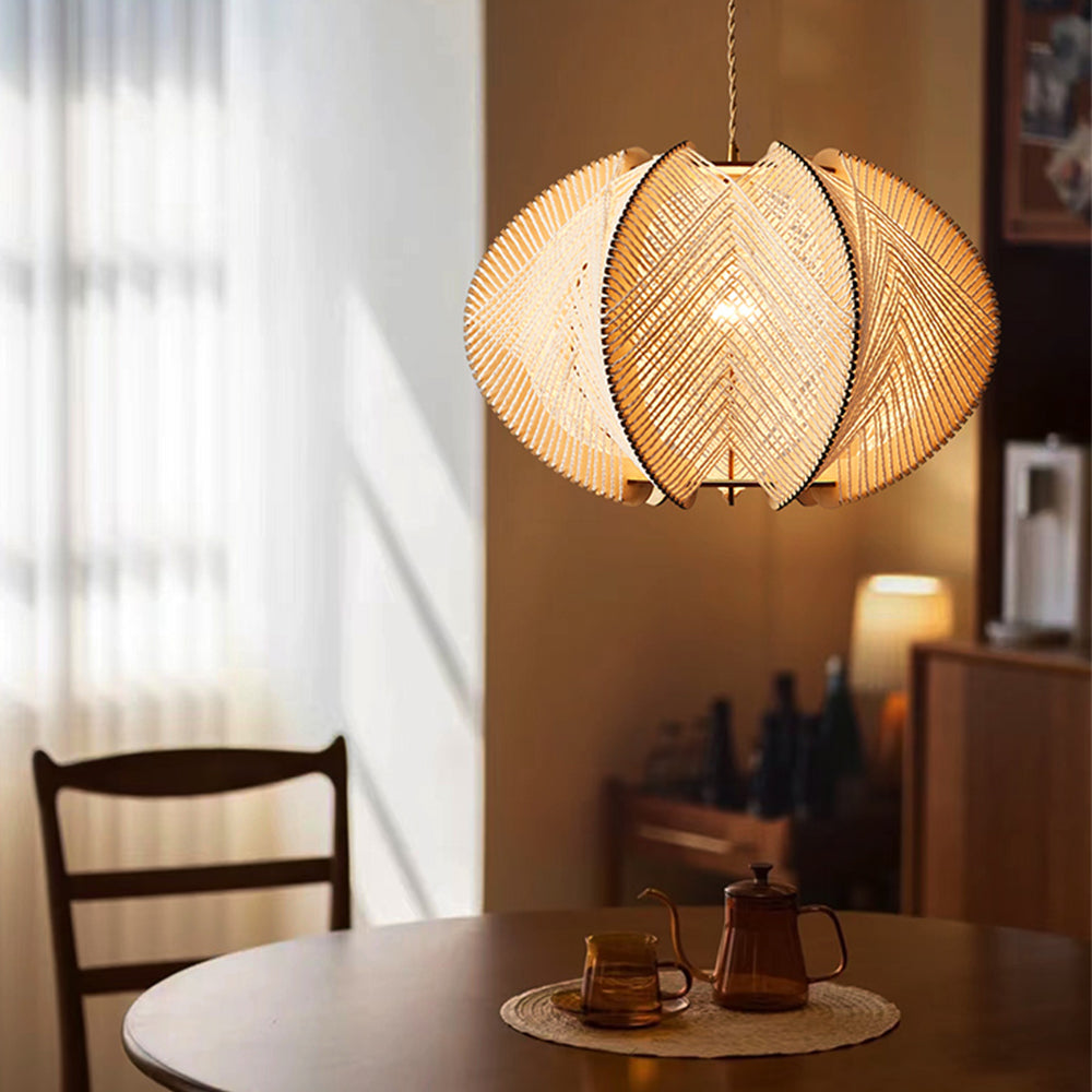 Muto Retro Redondo LED Lámpara Colgante Cuerda Comedor Salón