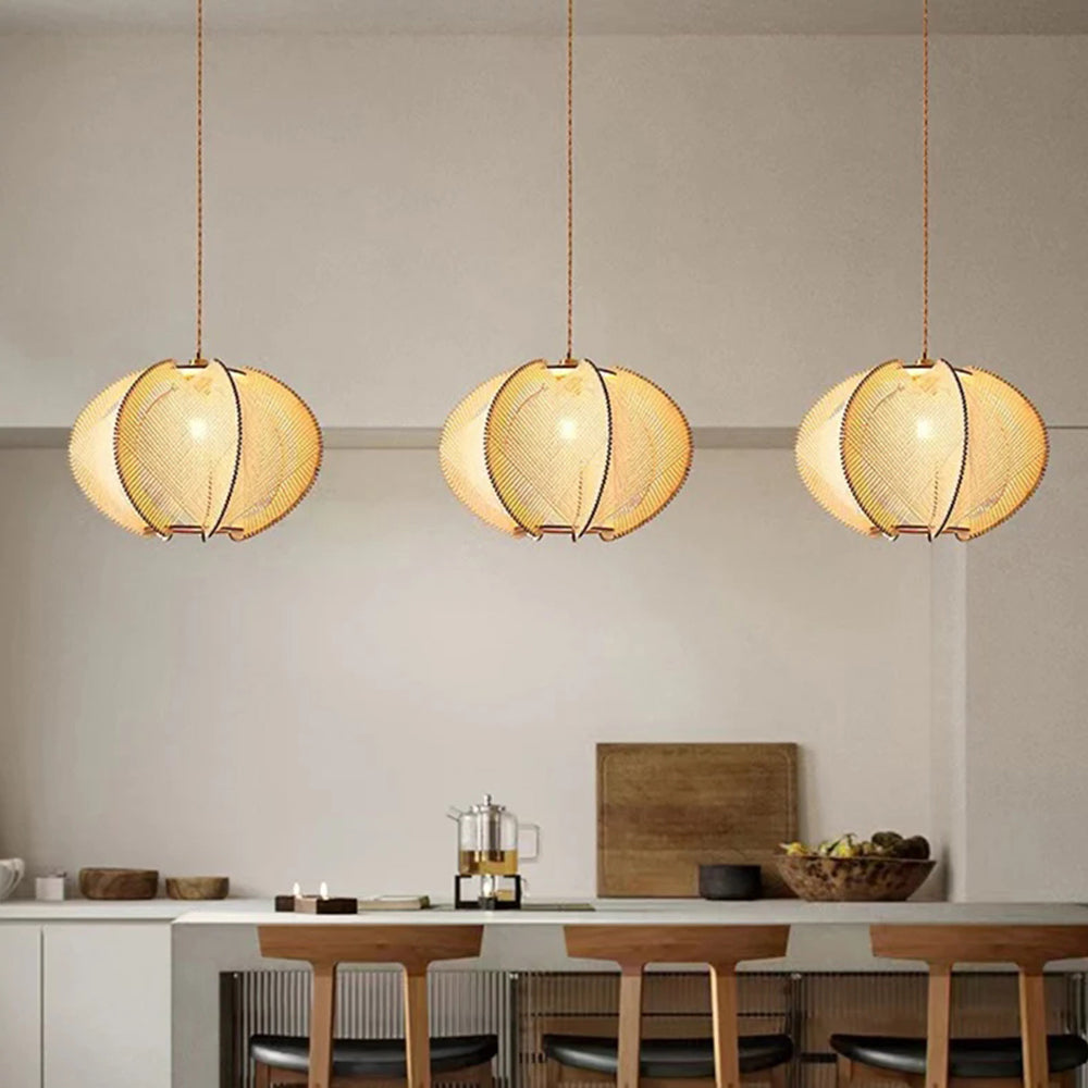 Muto Retro Redondo LED Lámpara Colgante Cuerda Comedor Salón