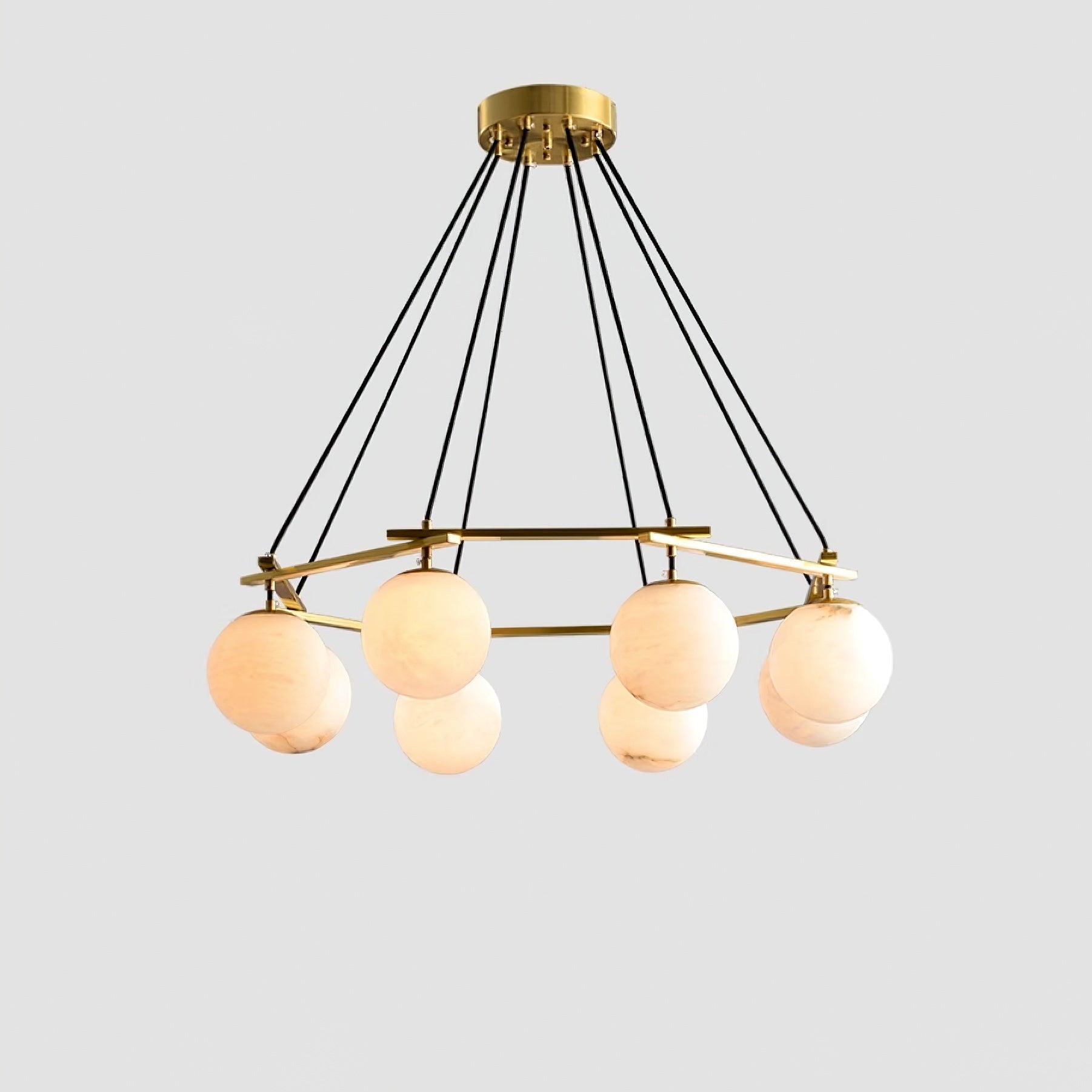 Lunara Alabaster Chandelier - Letslighting