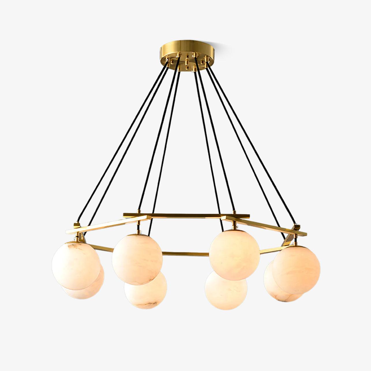 Lunara Alabaster Chandelier - Letslighting