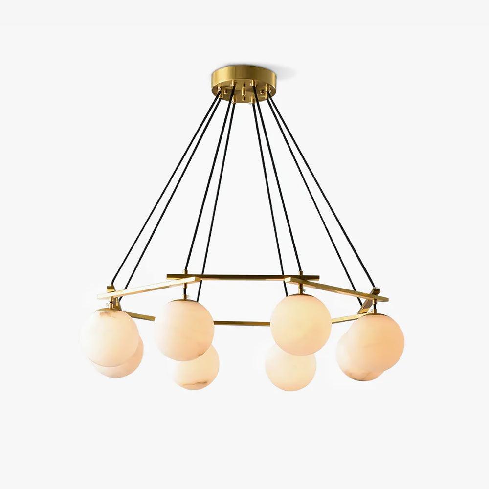 Lunara Alabaster Chandelier - Letslighting