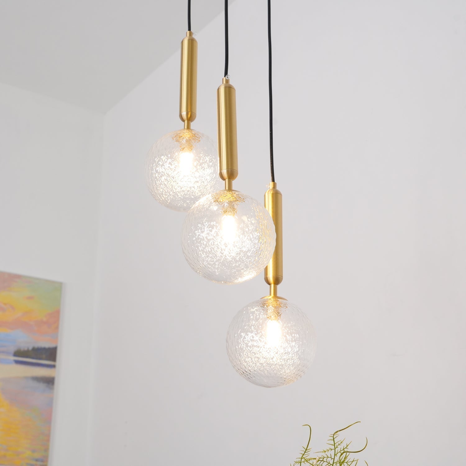 Miira Brass Pendant Light - Letslighting