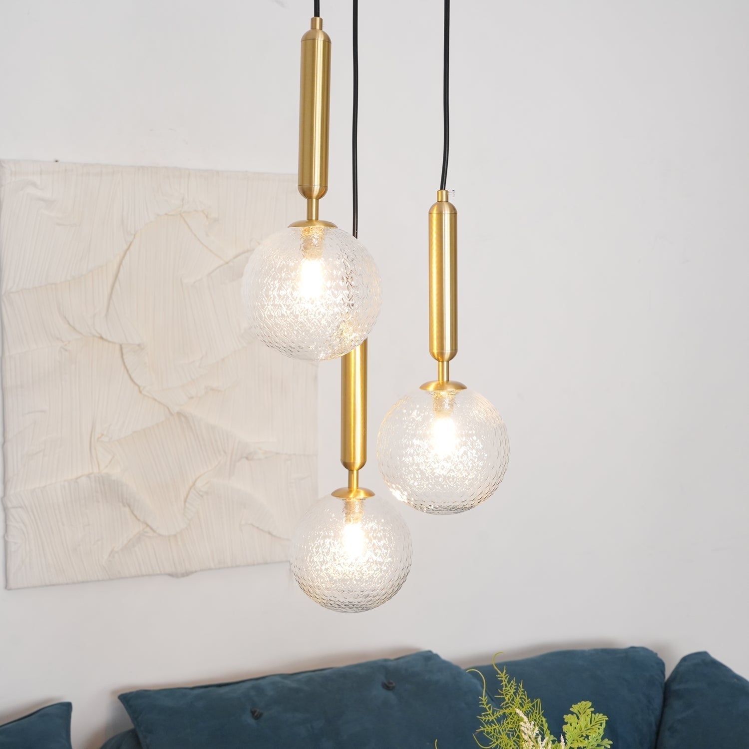 Miira Brass Pendant Light - Letslighting