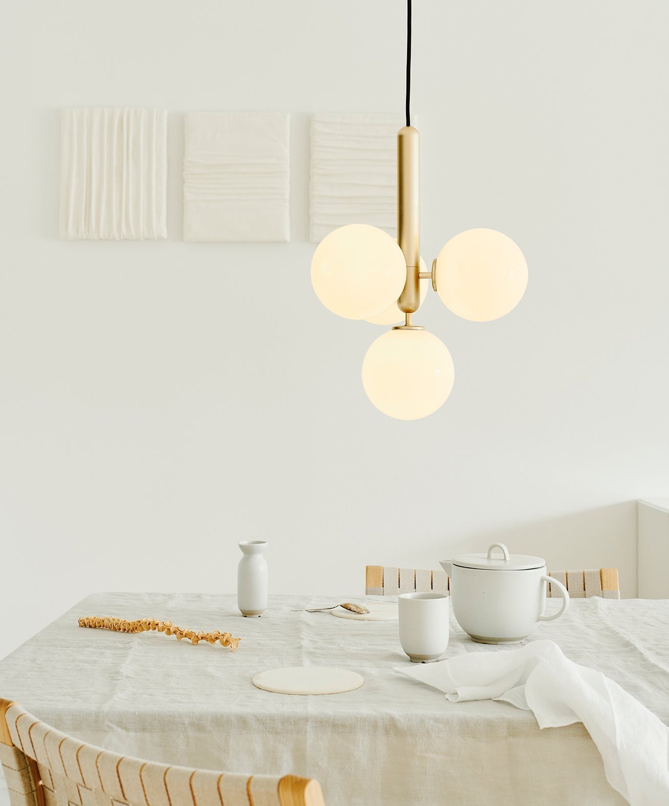 Miira Brass Pendant Light - Letslighting