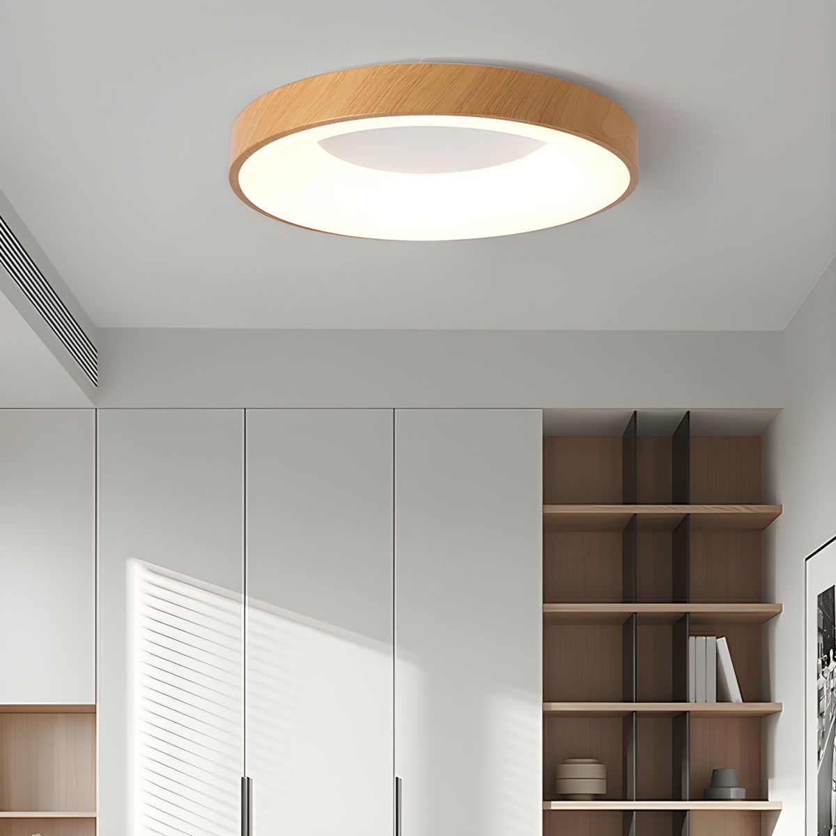 Mila Round Flush Mount Ceiling Lamp - Letslighting