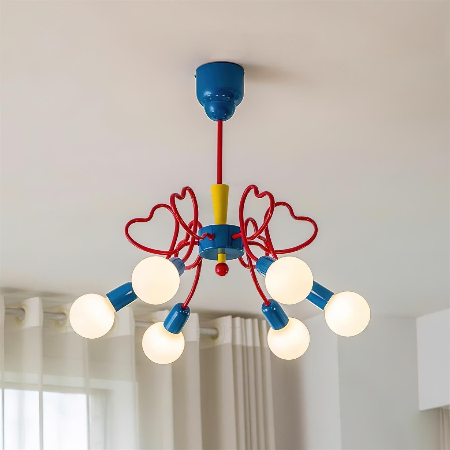 Chandelier Heart-Shaped Playful - Letslighting