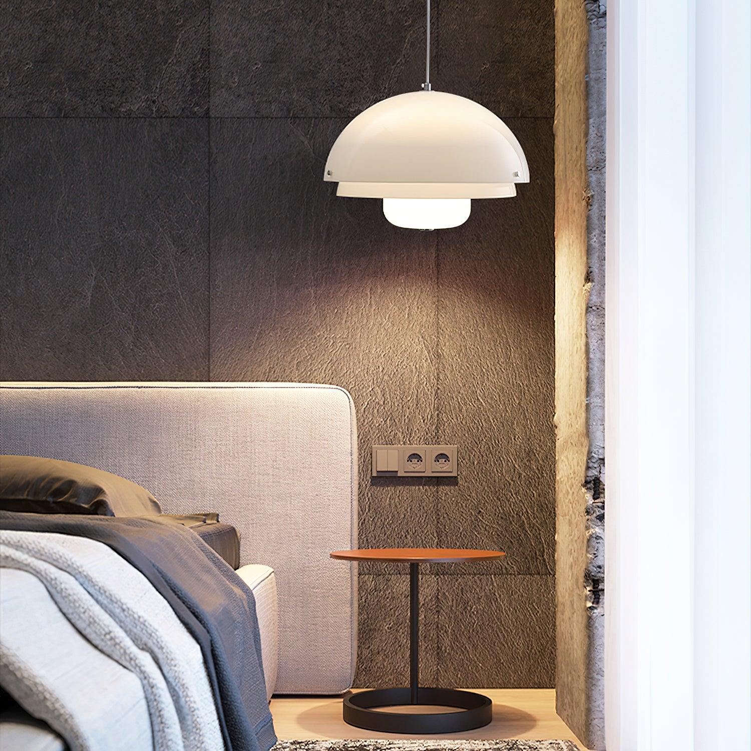 Milk White Layer Pendant Lamp - Letslighting