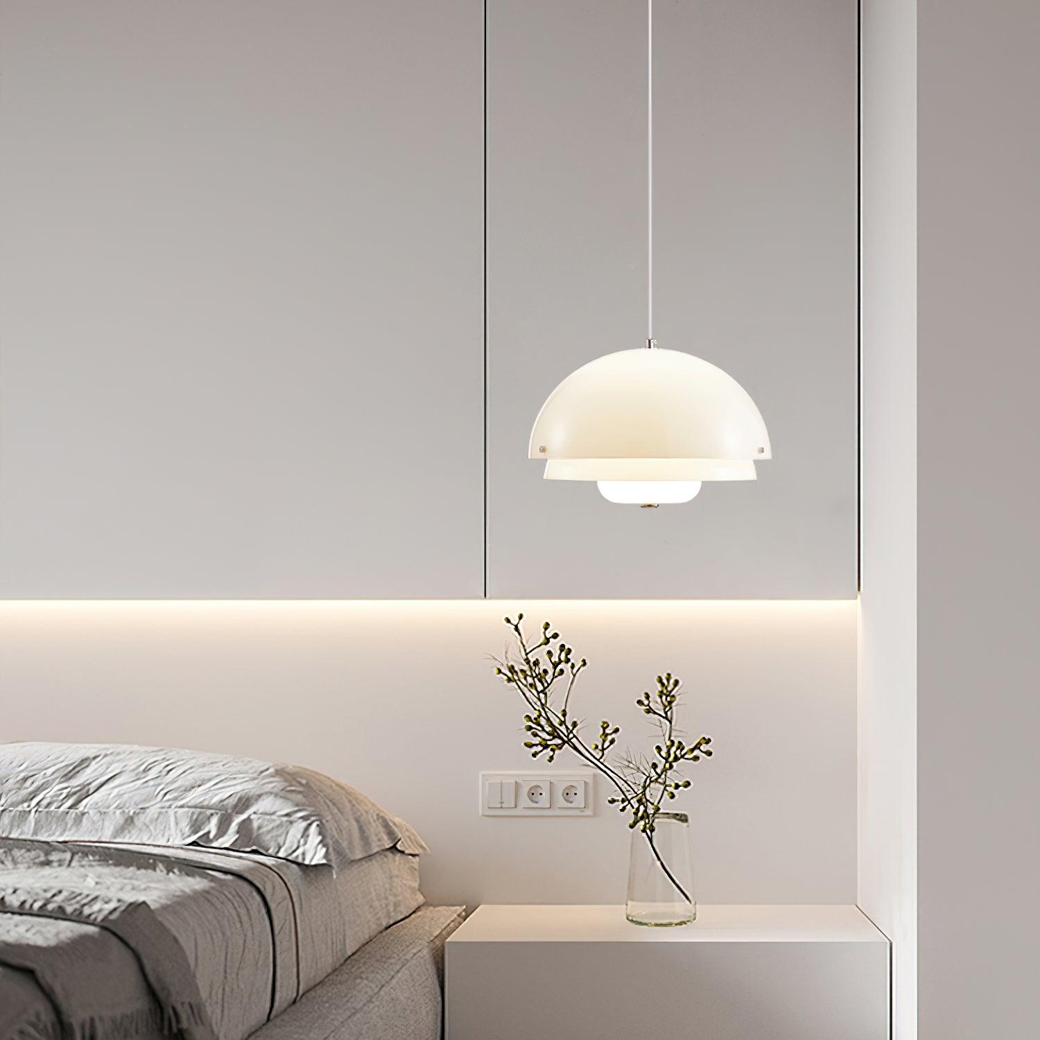 Milk White Layer Pendant Lamp - Letslighting