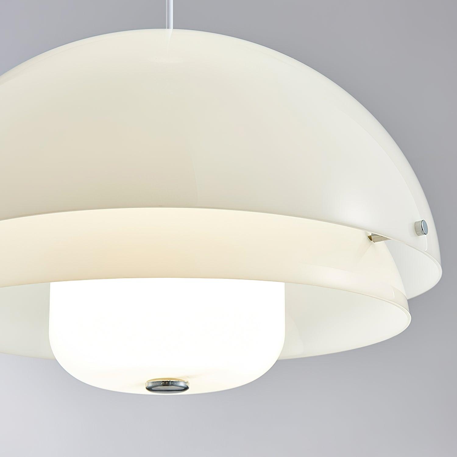 Milk White Layer Pendant Lamp - Letslighting