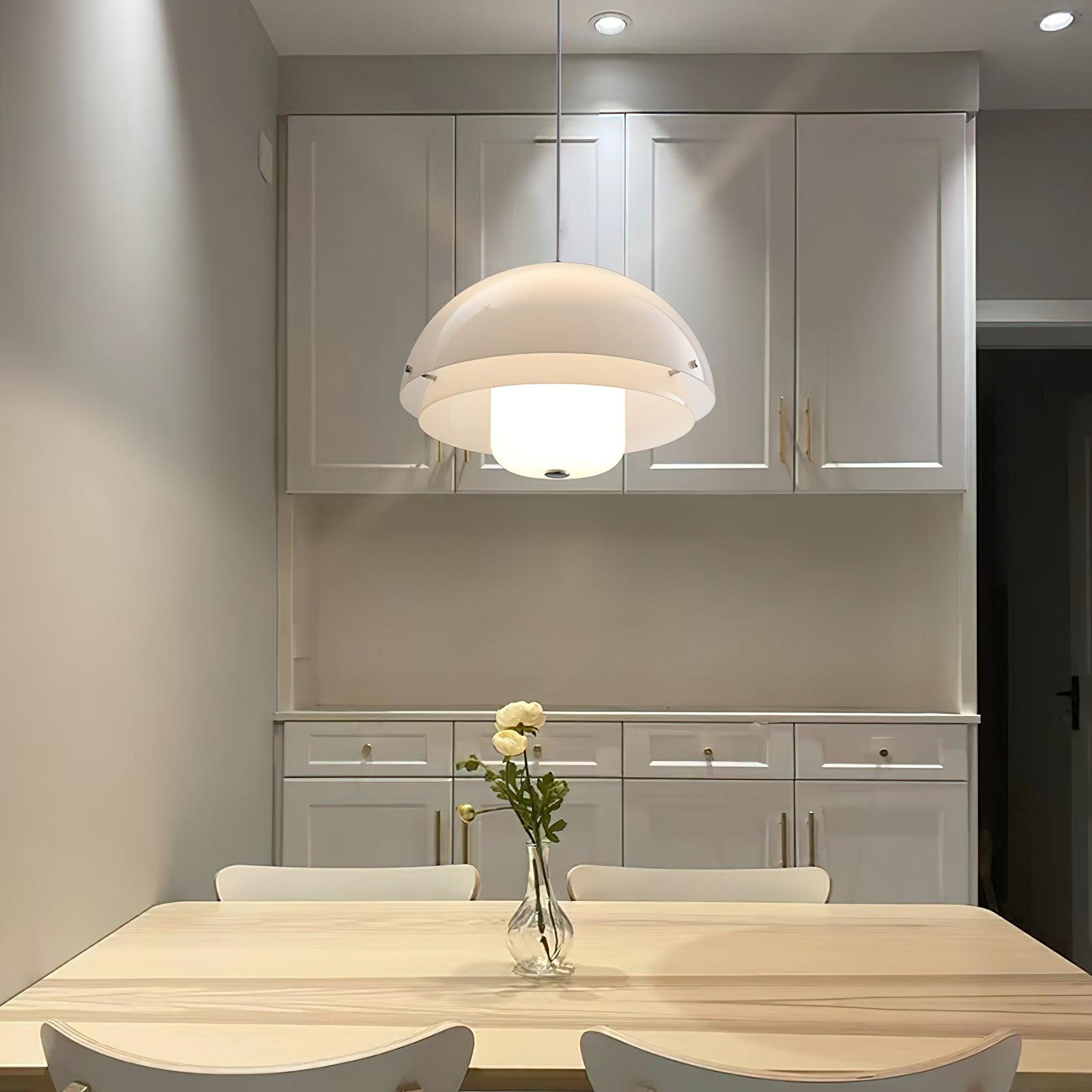 Milk White Layer Pendant Lamp - Letslighting