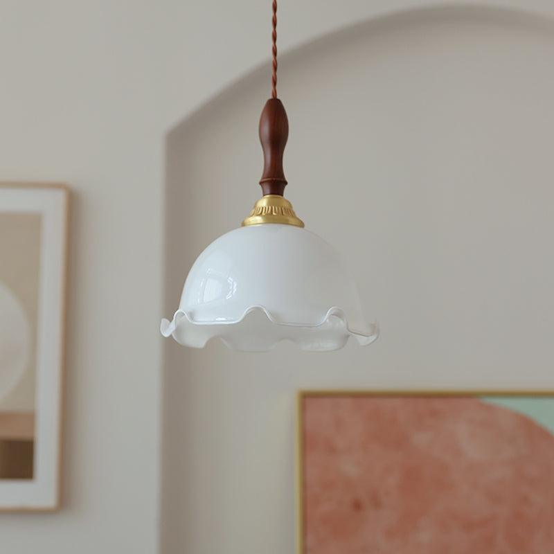 Milky Flower Pendant Light - Letslighting