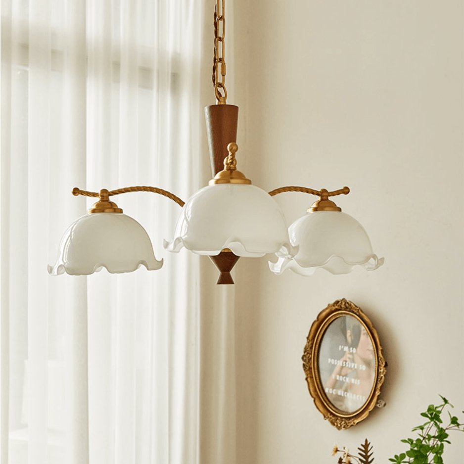 Daisy Vintage Glass Chandelier - Letslighting