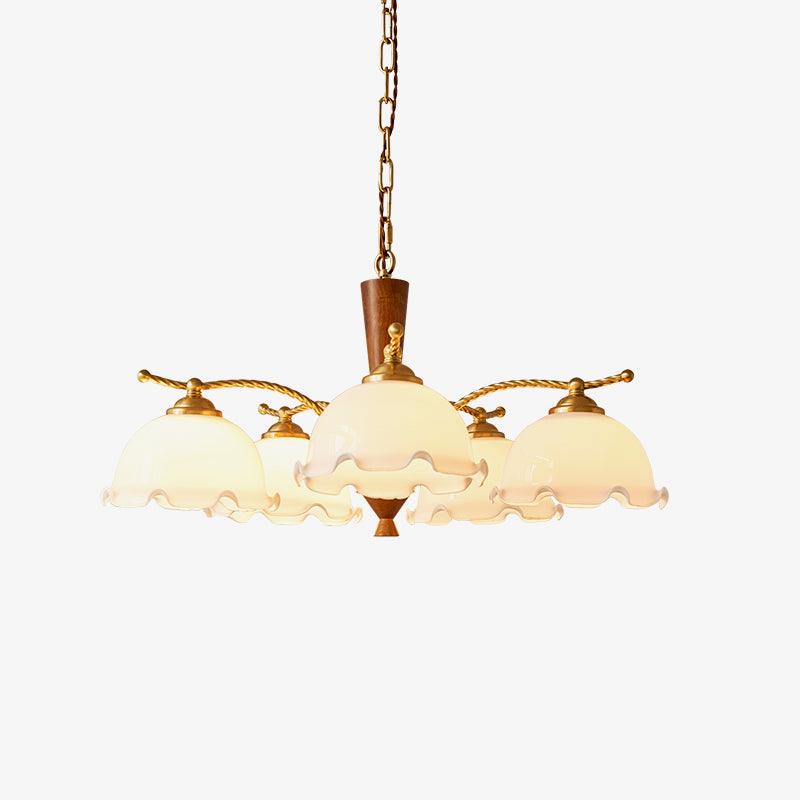 Daisy Vintage Glass Chandelier - Letslighting