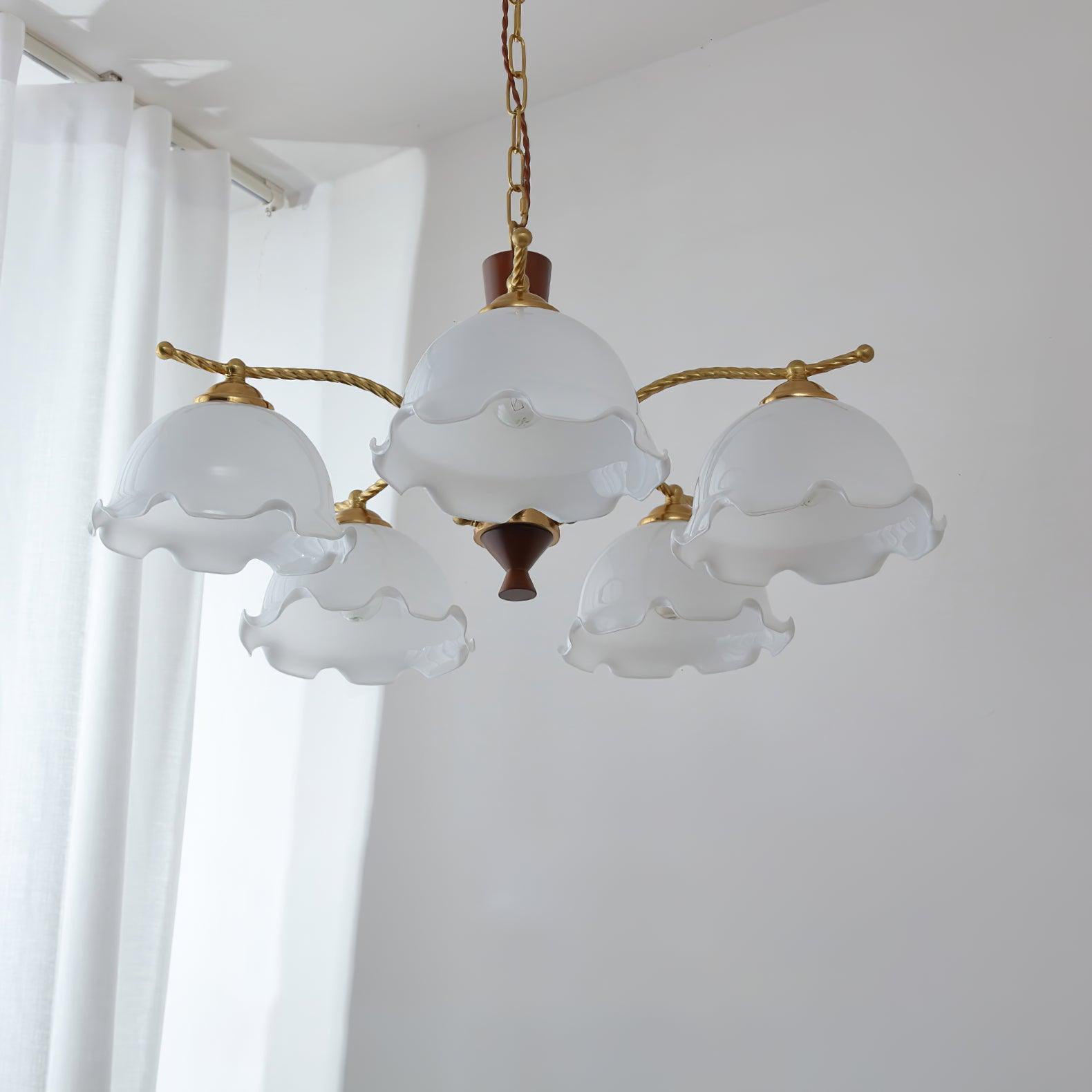 Daisy Vintage Glass Chandelier - Letslighting