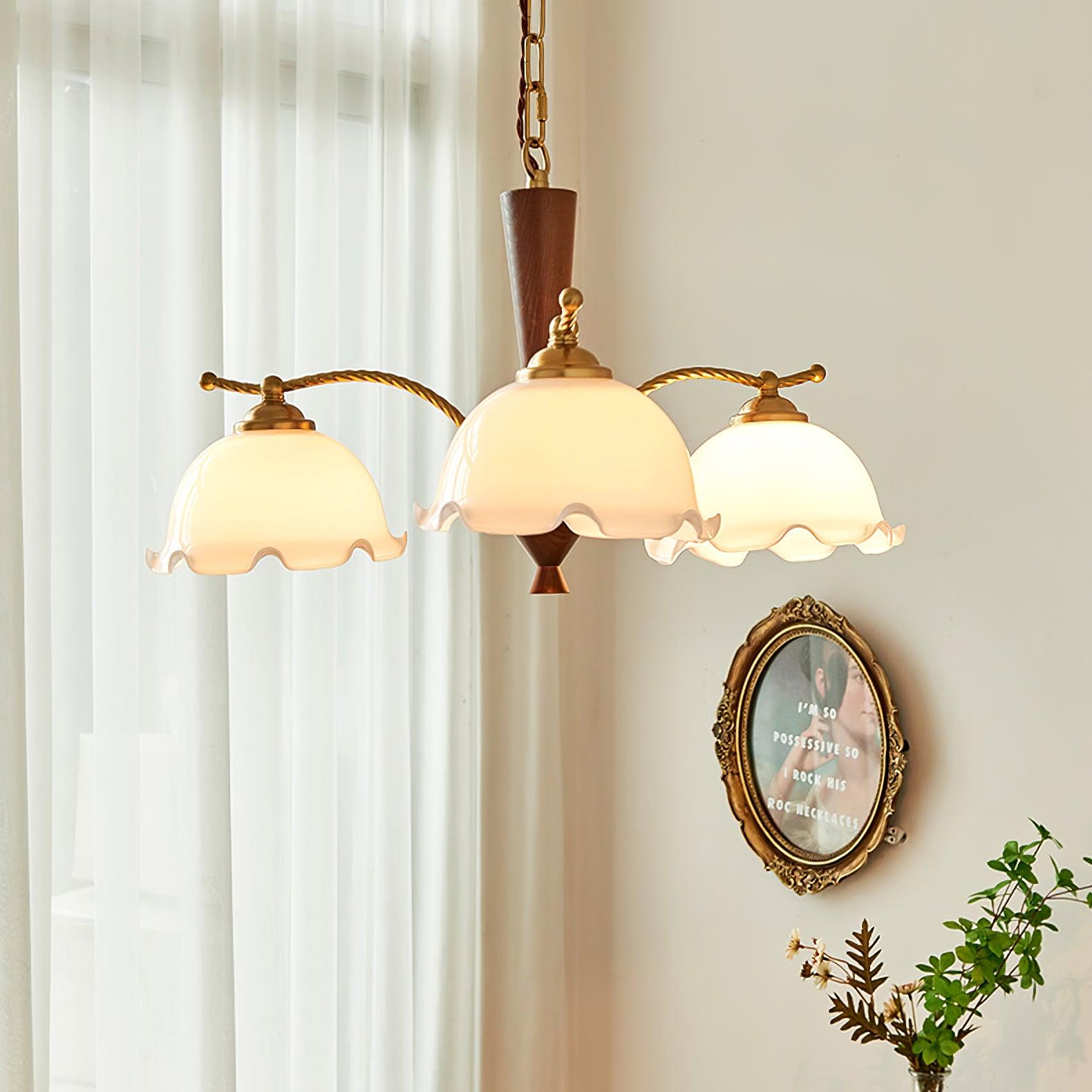 Daisy Vintage Glass Chandelier - Letslighting