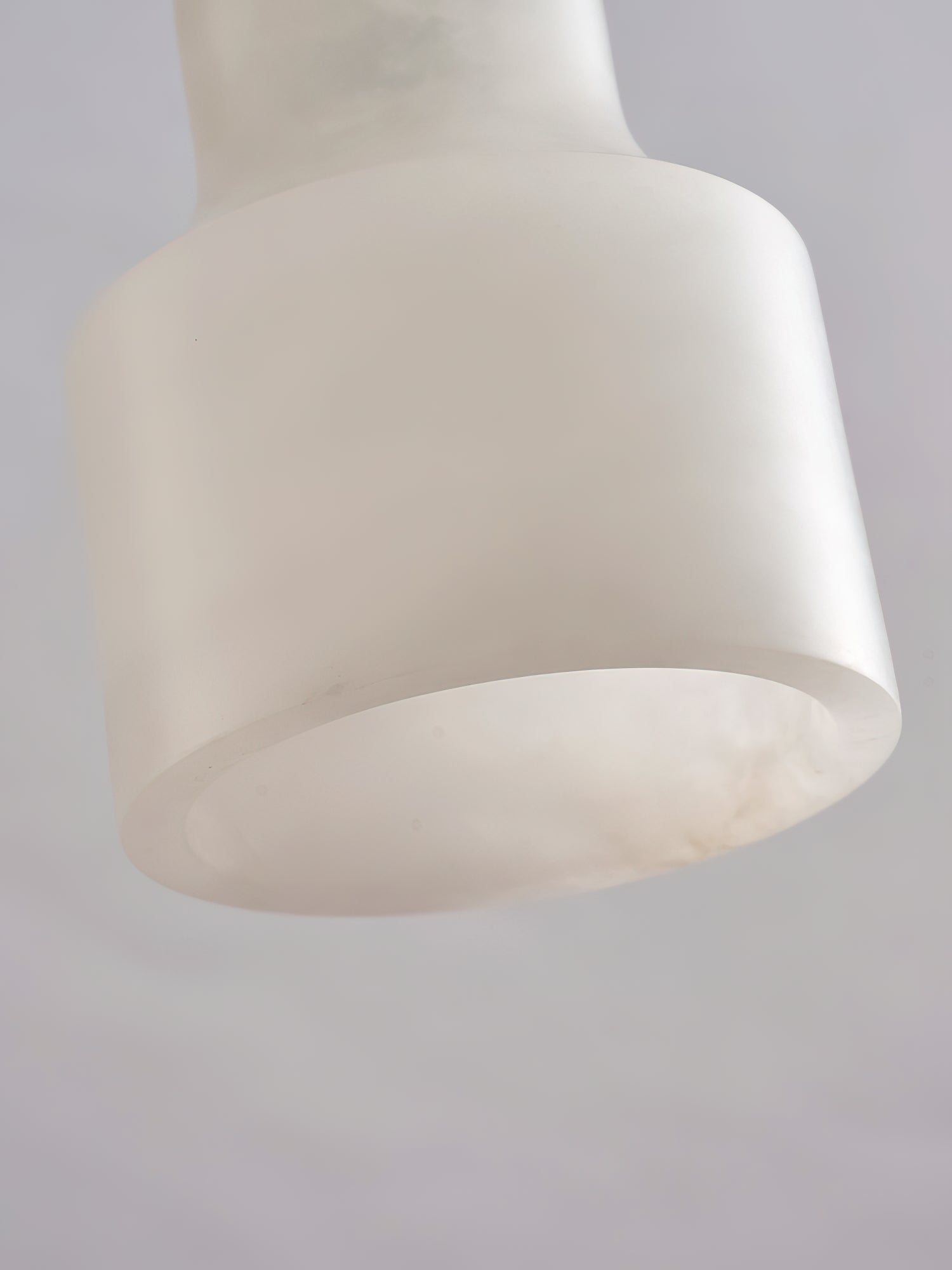 Syphae Modern Minimalist Brass Alabaster Pendnat Light - Lamp Copper