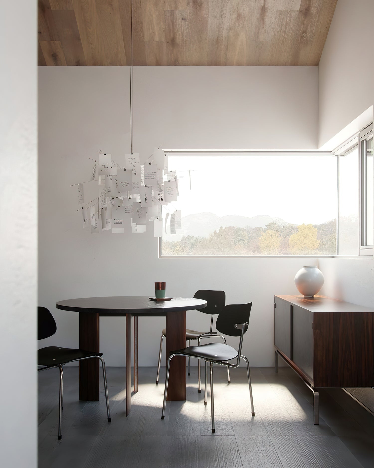 Chandelier Paper and Metal Colorful White Cards Whimsical Modern - Letslighting