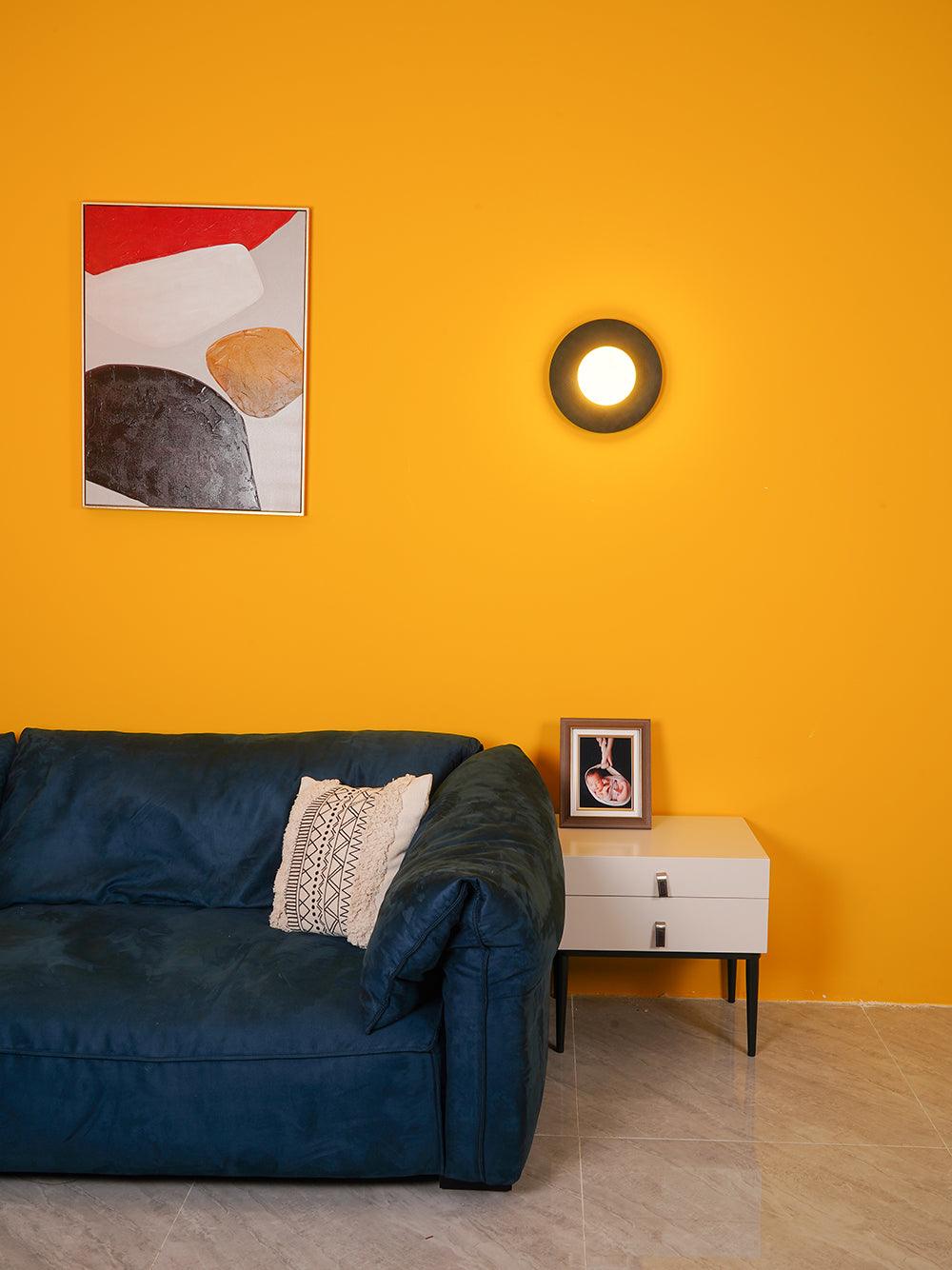 Round Glass Art Wall Lamp - Letslighting
