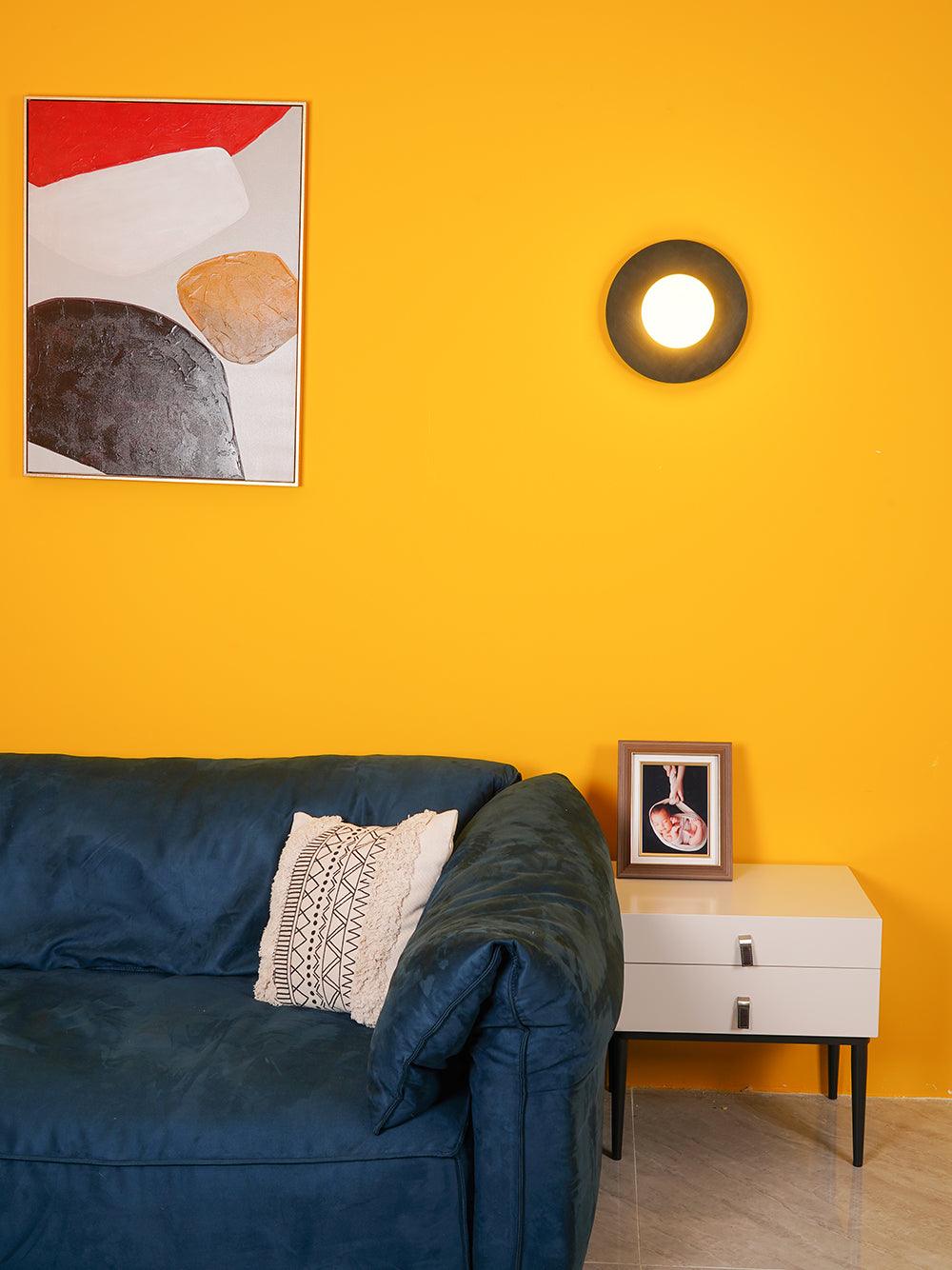 Round Glass Art Wall Lamp - Letslighting