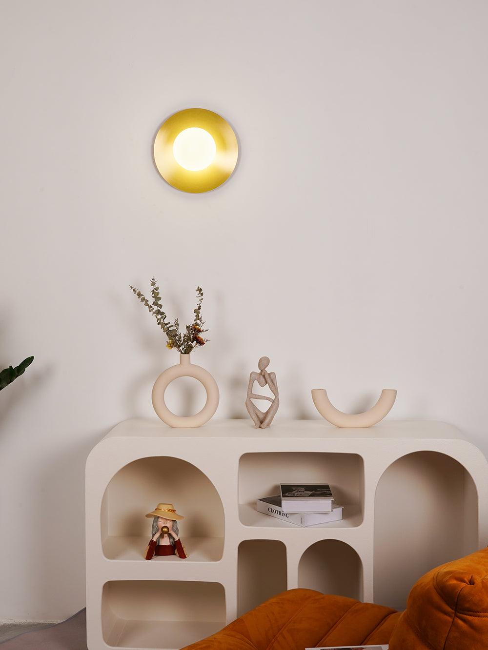 Round Glass Art Wall Lamp - Letslighting
