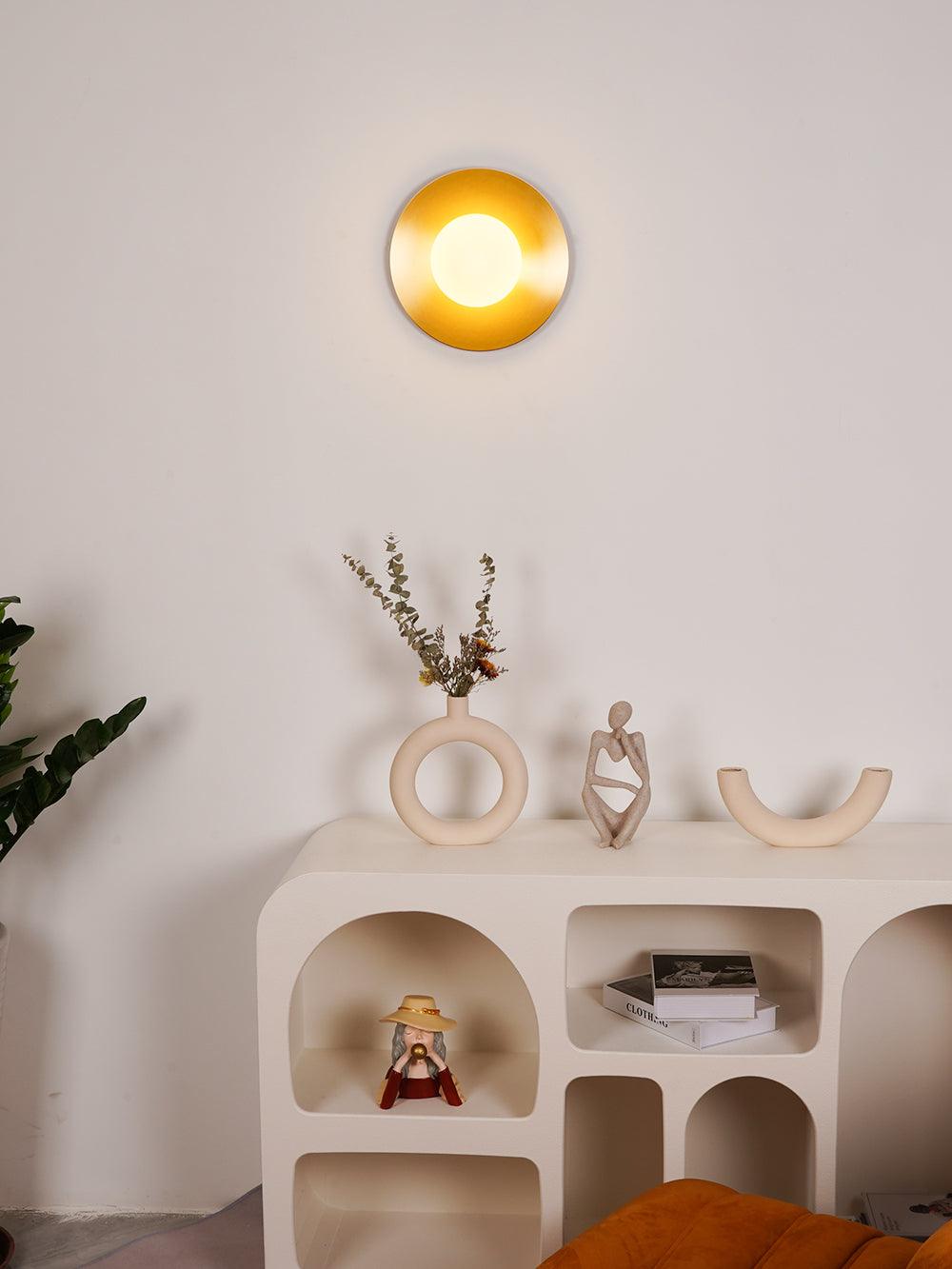 Round Glass Art Wall Lamp - Letslighting