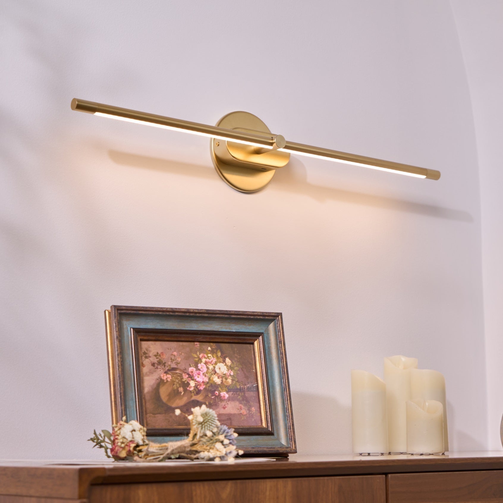Arisha Lámpara de Pared Lineal Minimalista Recargable