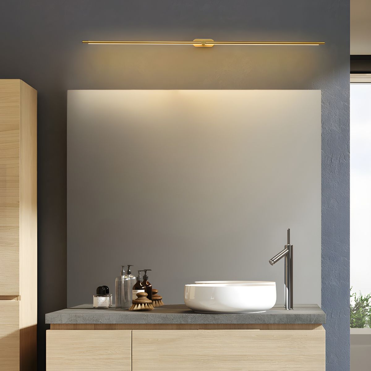 Arisha Lámpara de Pared Lineal Minimalista Recargable