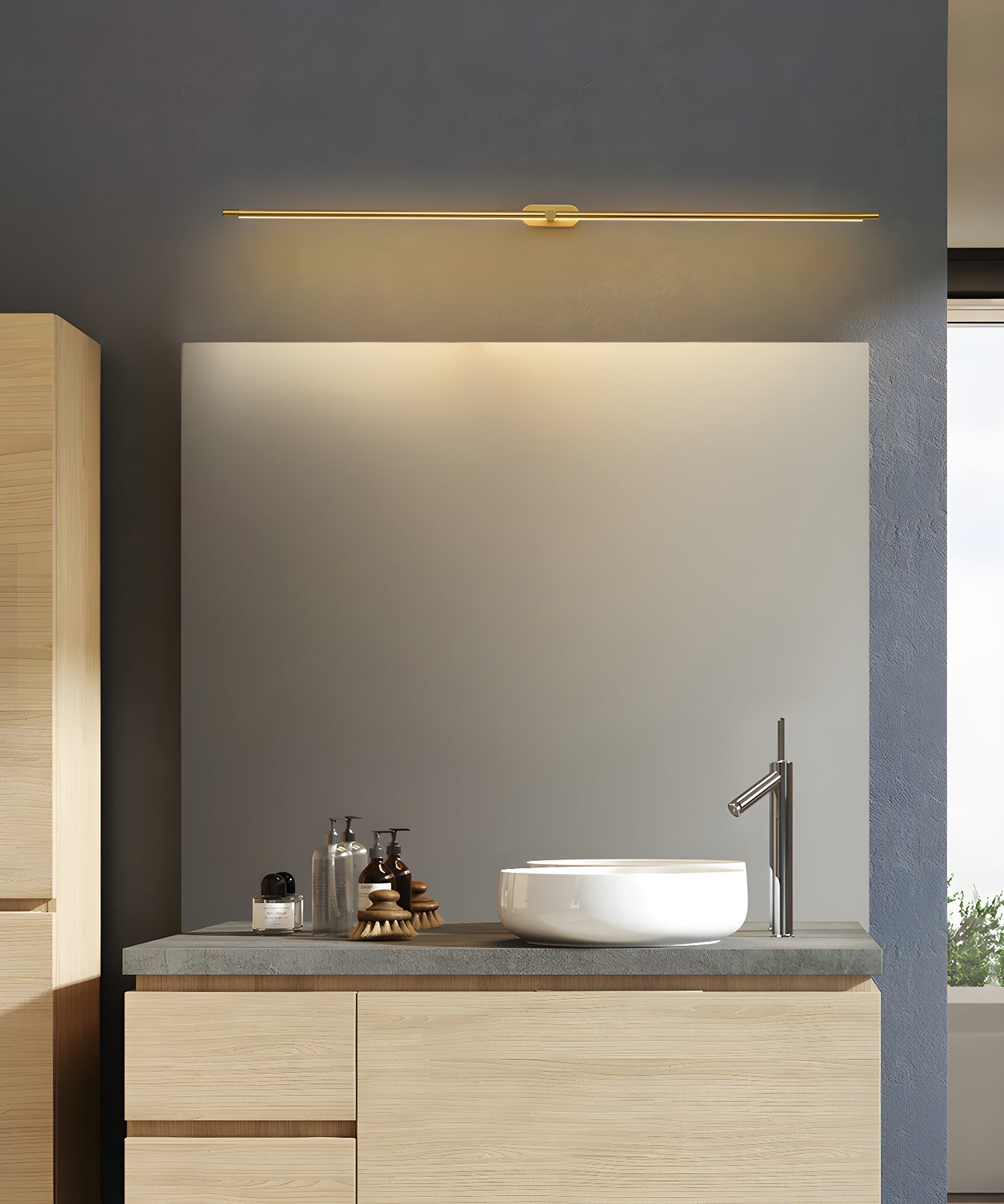 Arisha Lámpara de Pared Lineal Minimalista Recargable