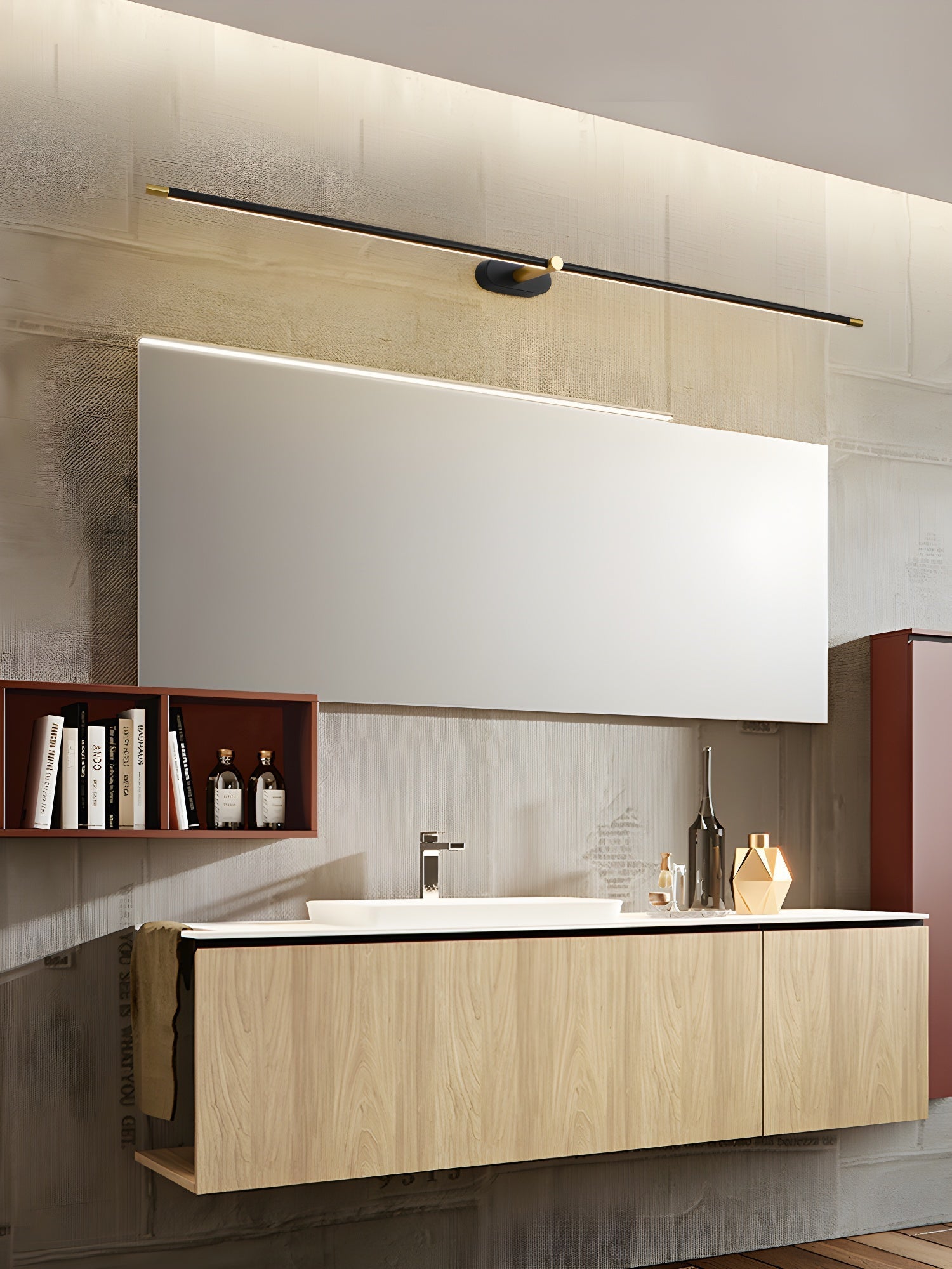 Arisha Lámpara de Pared Lineal Minimalista Recargable