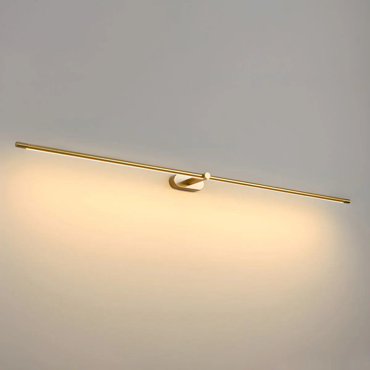 Arisha Lámpara de Pared Lineal Minimalista en Dorado y Negro