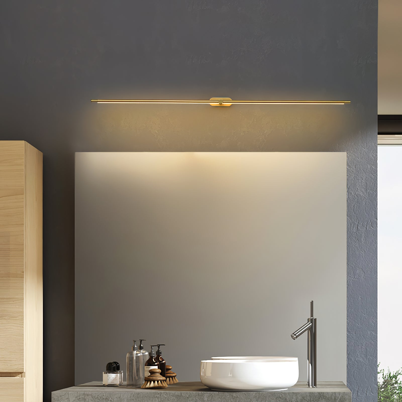 Arisha Lámpara de Pared Lineal Minimalista Recargable