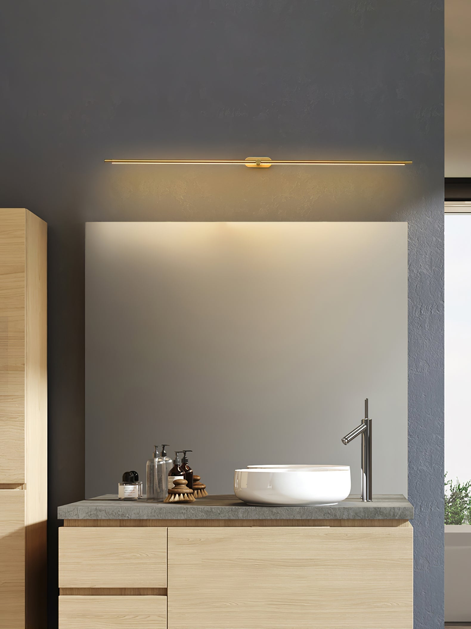 Arisha Lámpara de Pared Lineal Minimalista Recargable