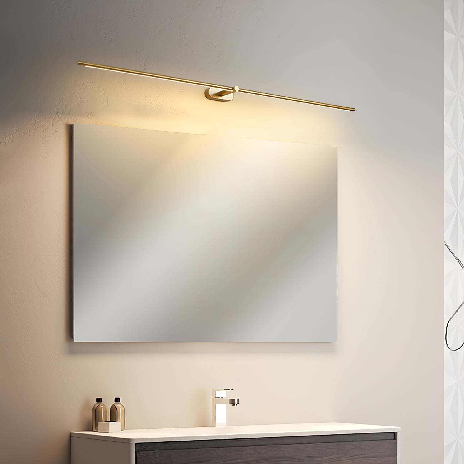 Arisha Lámpara de Pared Lineal Minimalista Recargable