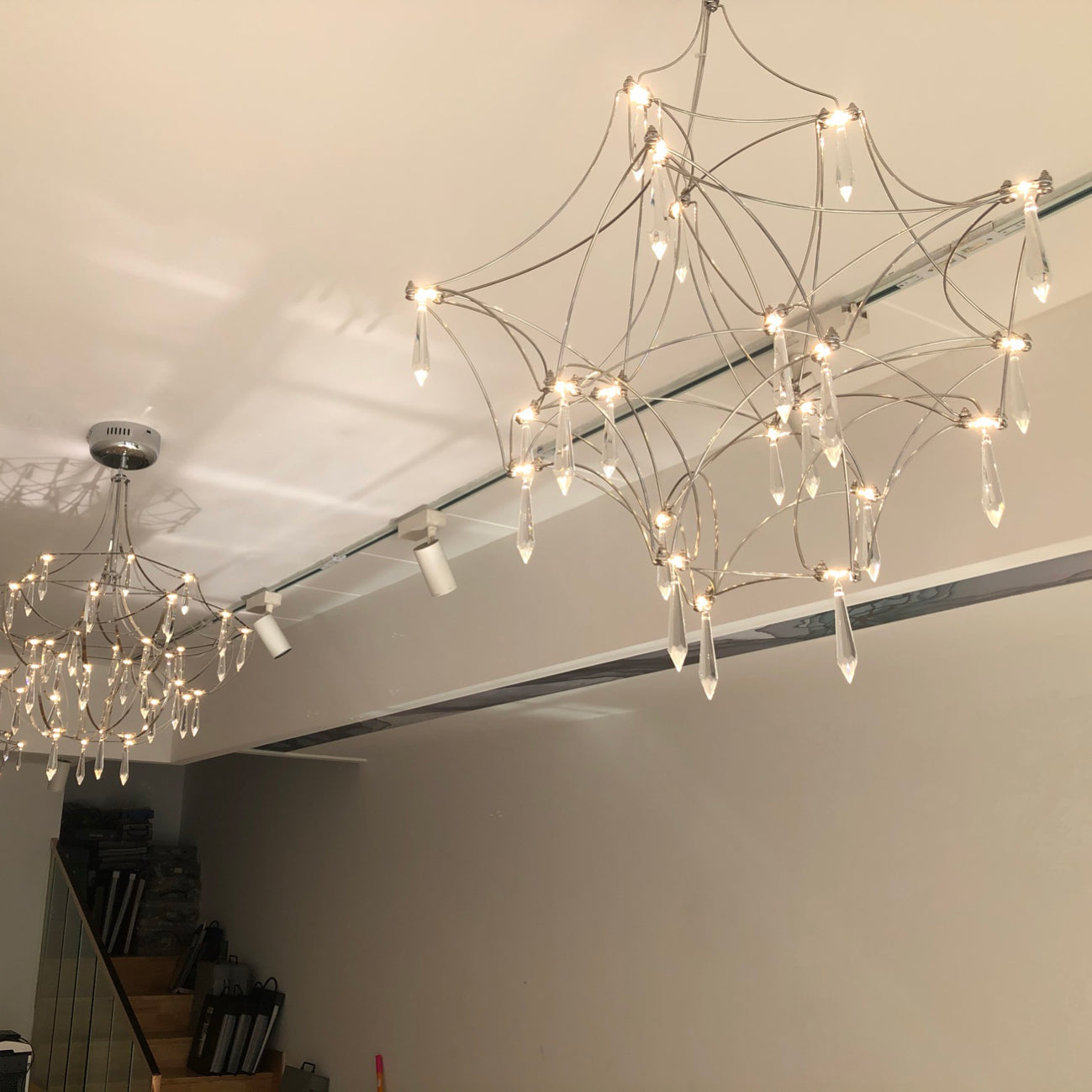 Allaeira Postmodern Luxury Crystal Chandelier - Lamp Copper