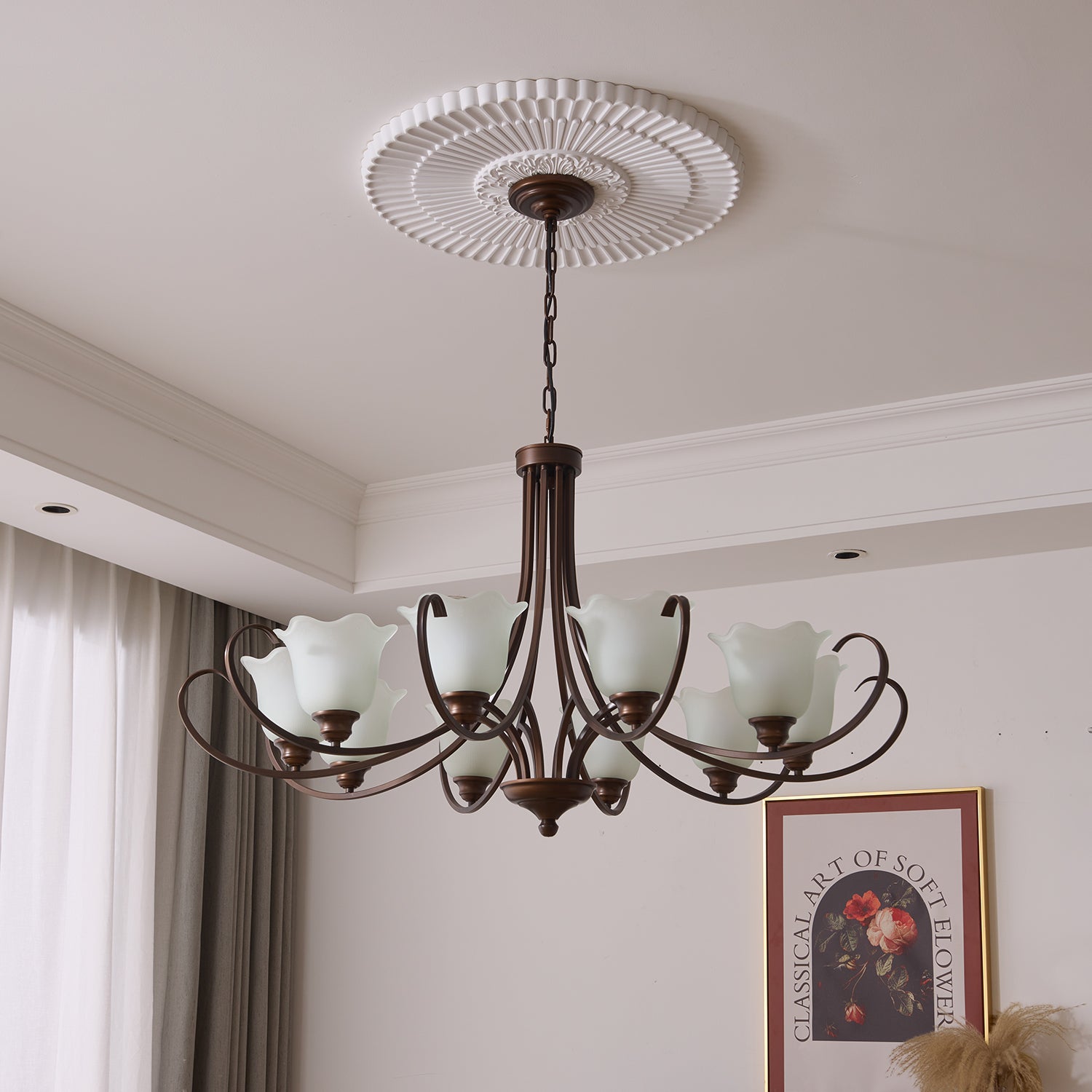 Mireille Floral Chandelier - Letslighting