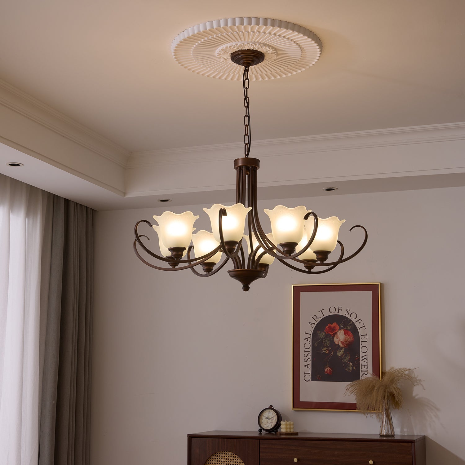 Mireille Floral Chandelier - Letslighting