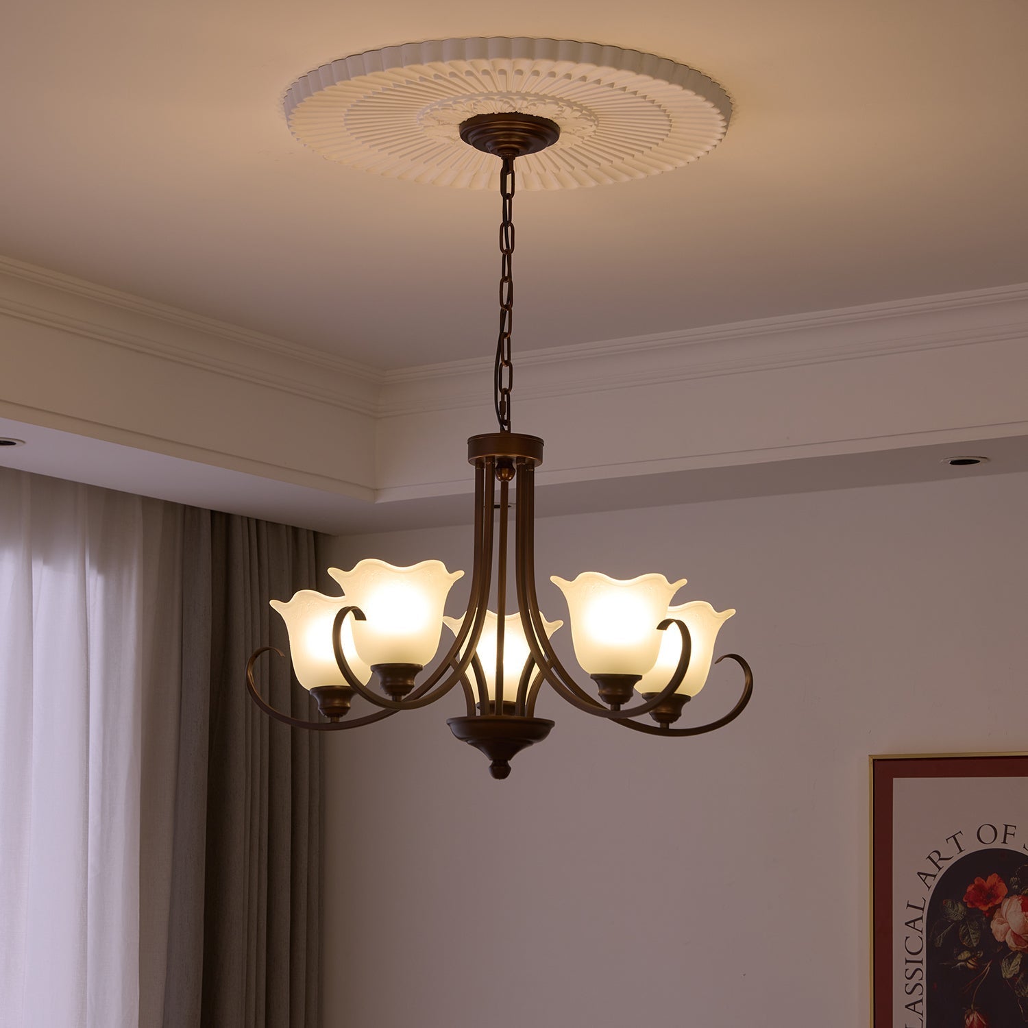 Mireille Floral Chandelier - Letslighting